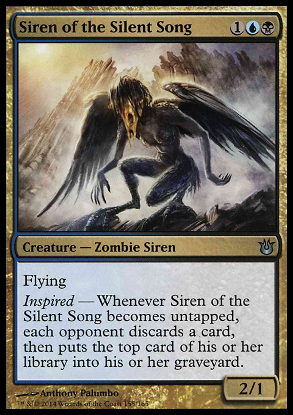 Siren of the Silent Song magic card front