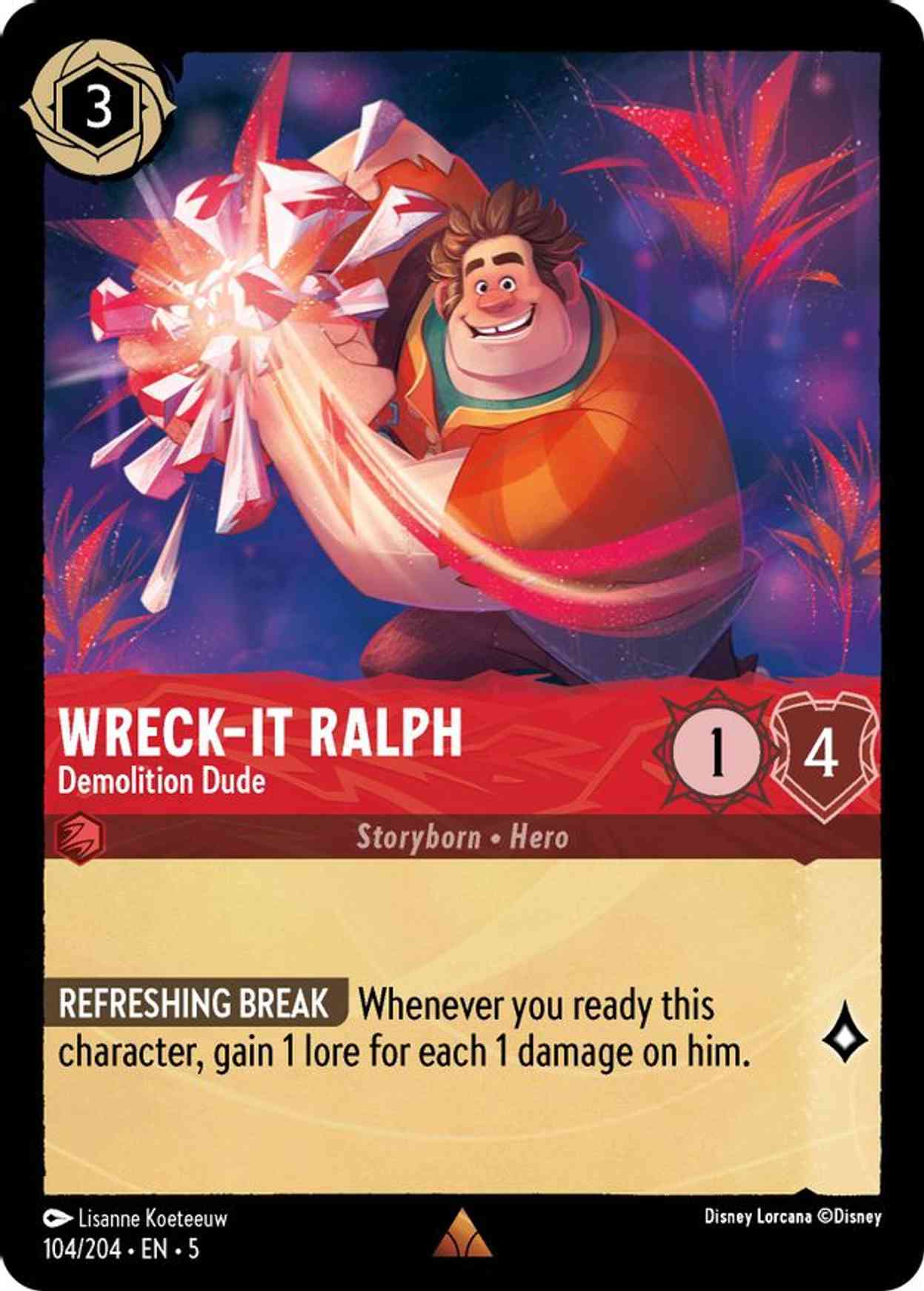 Wreck-It Ralph - Demolition Dude magic card front