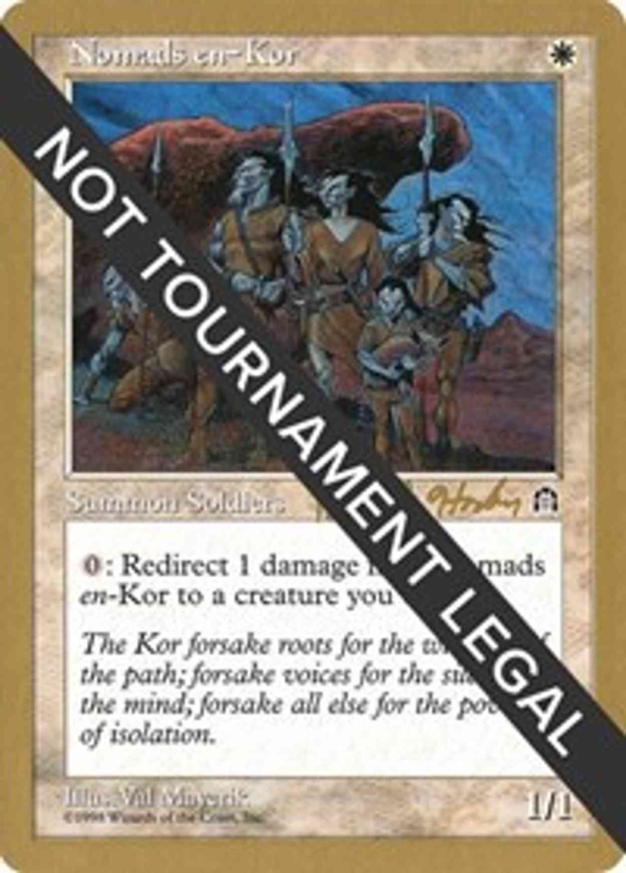 Nomads en-Kor - 1998 Brian Hacker (STH) magic card front