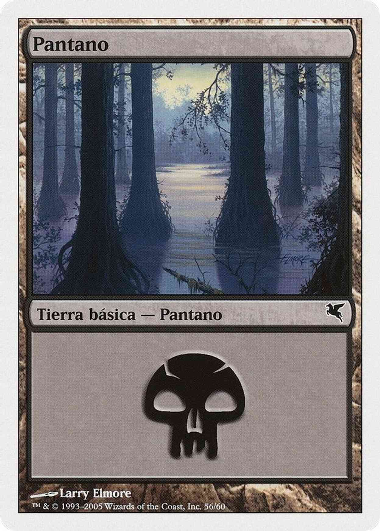 Swamp (Spanish) - "Pantano" (A56) magic card front