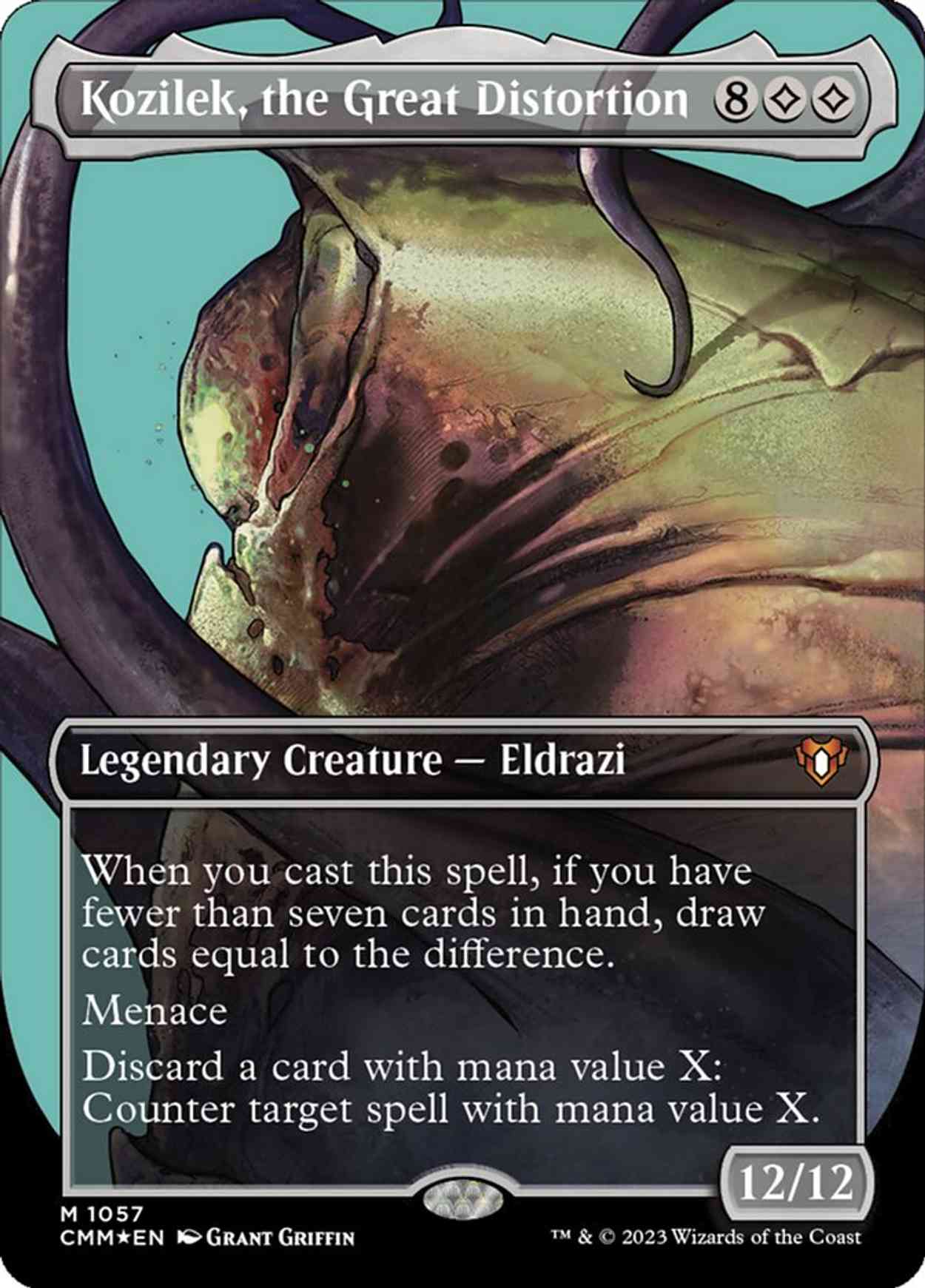 Kozilek, the Great Distortion (Textured Foil) magic card front