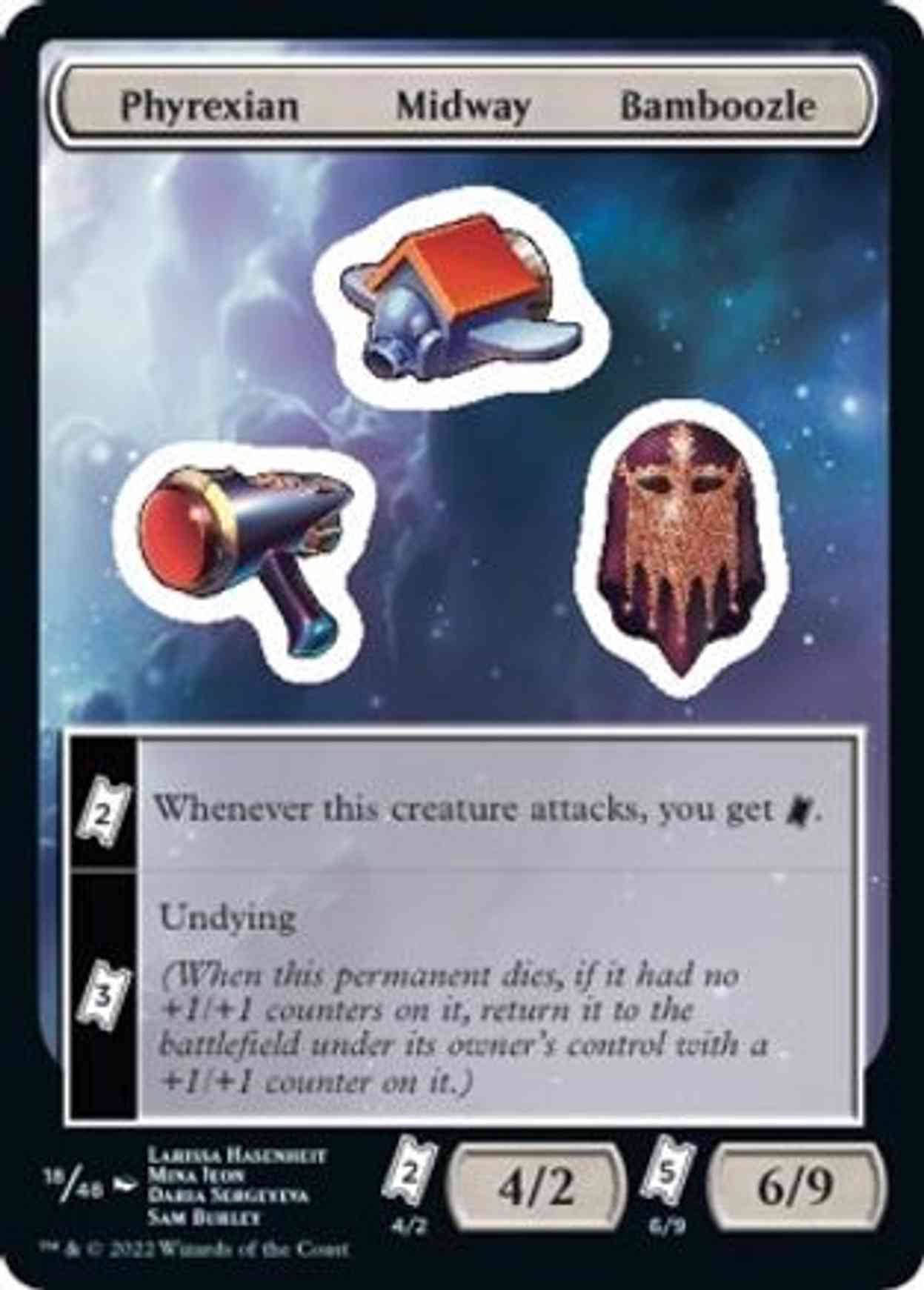 Phyrexian Midway Bamboozle magic card front