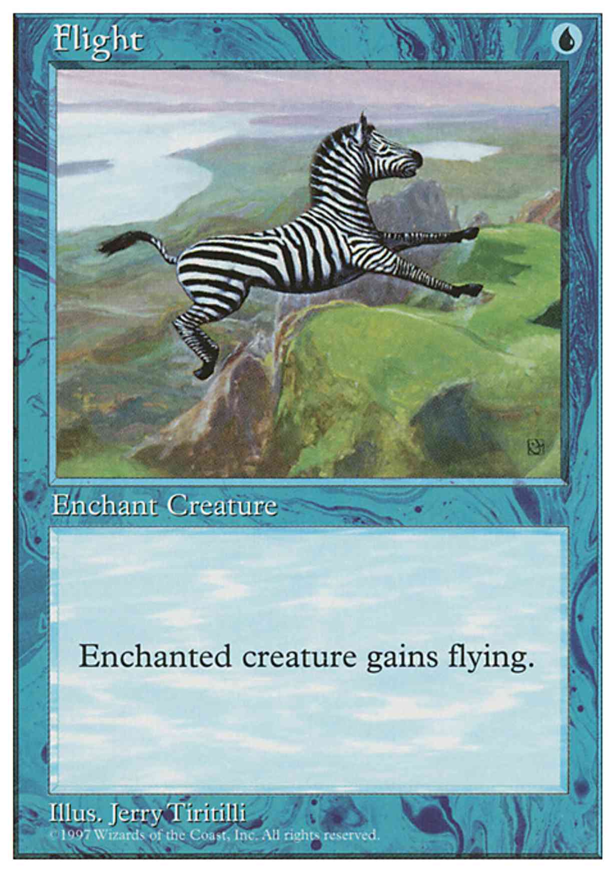 Flight magic card front
