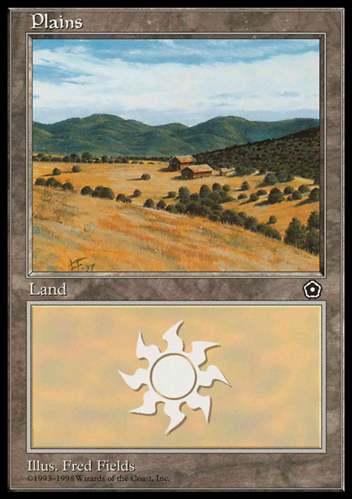 Plains (160) magic card front