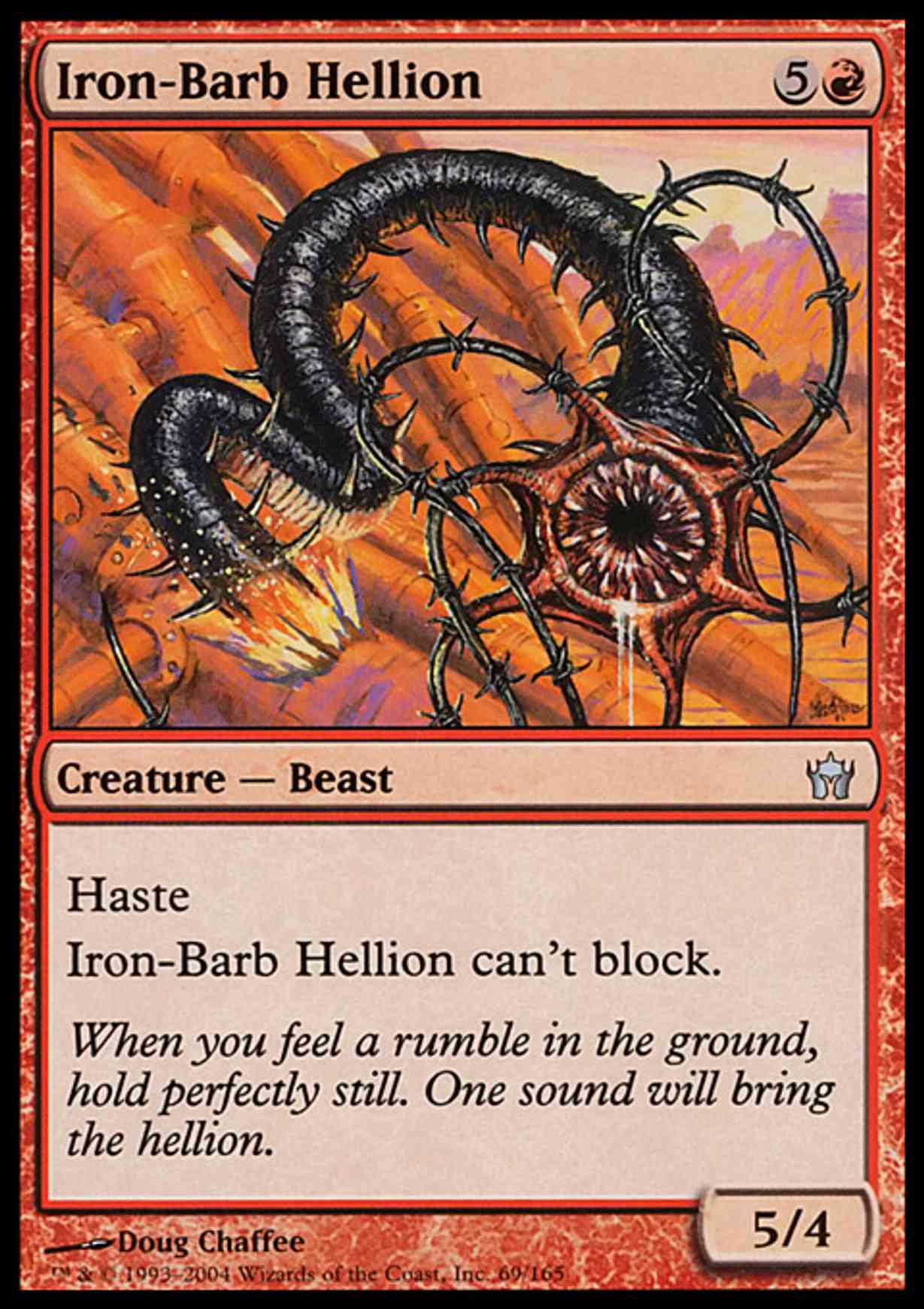Iron-Barb Hellion magic card front