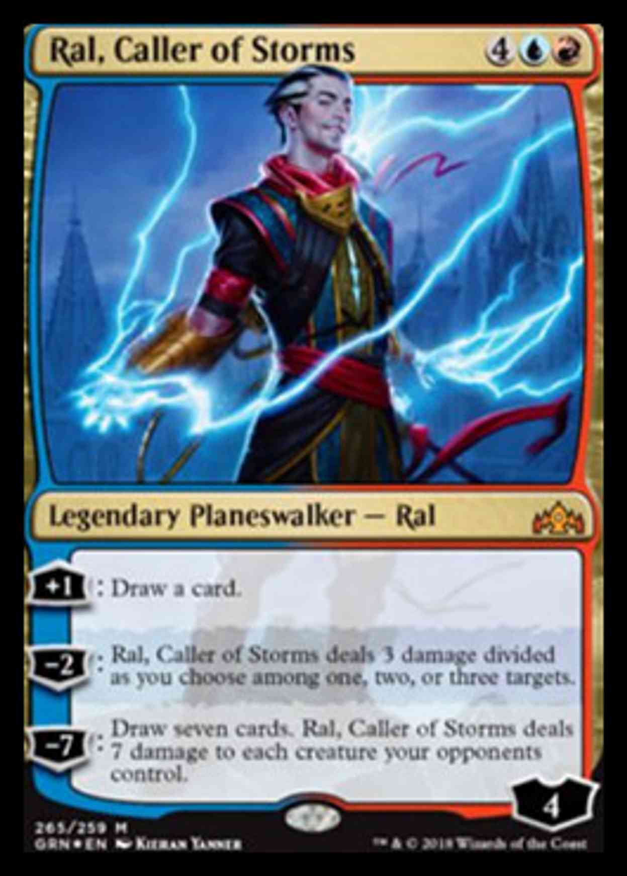 Ral, Caller of Storms magic card front