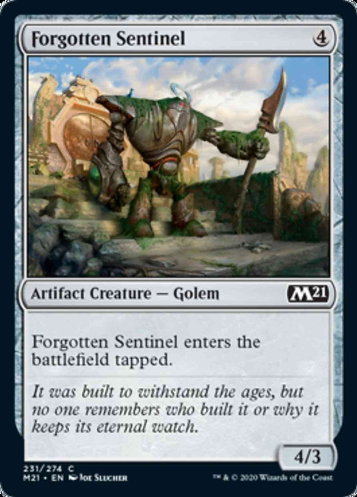 Forgotten Sentinel magic card front