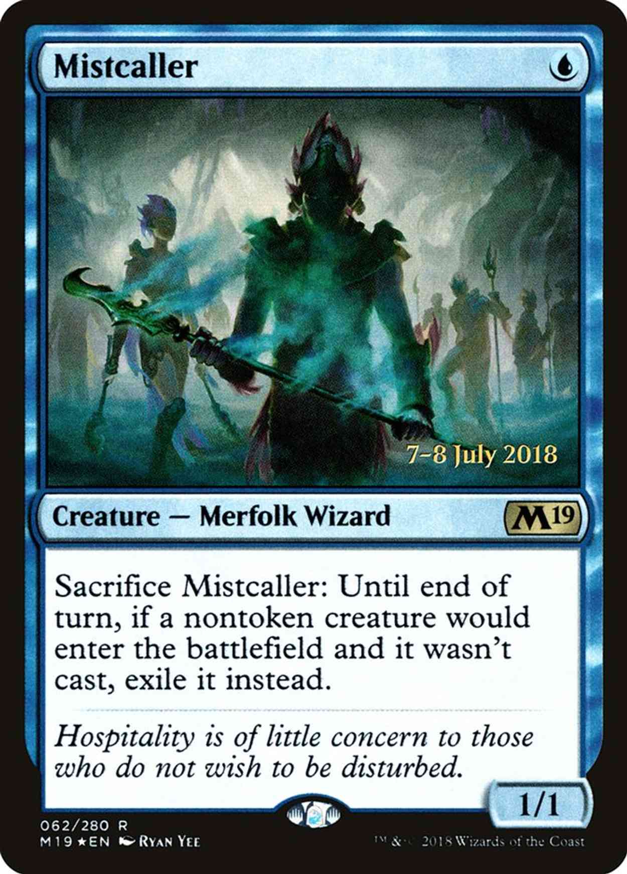 Mistcaller magic card front