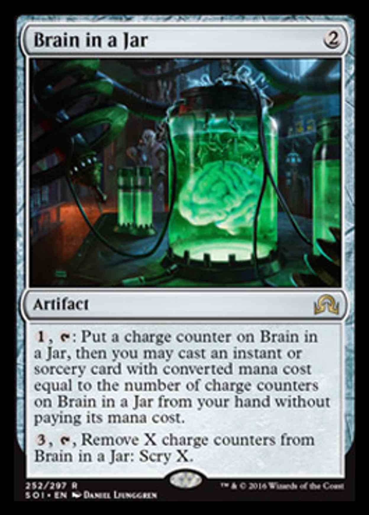 Brain in a Jar magic card front