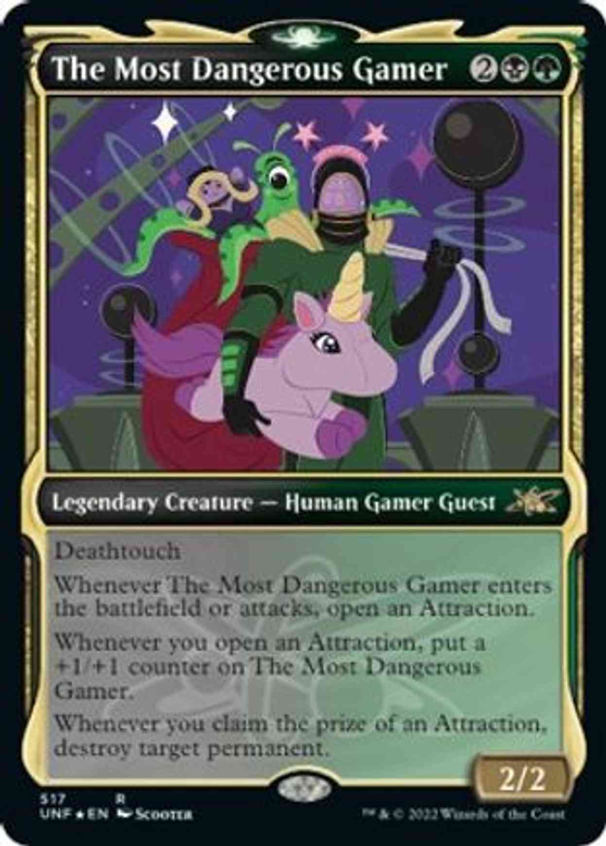 The Most Dangerous Gamer (Showcase) (Galaxy Foil) magic card front