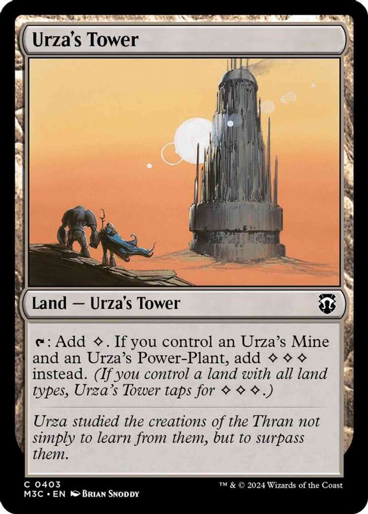 Urza's Tower (Ripple Foil) magic card front