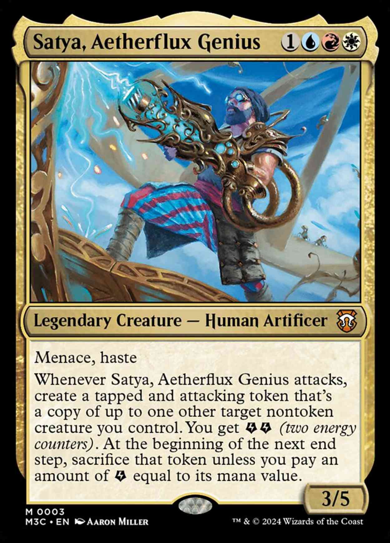 Satya, Aetherflux Genius magic card front