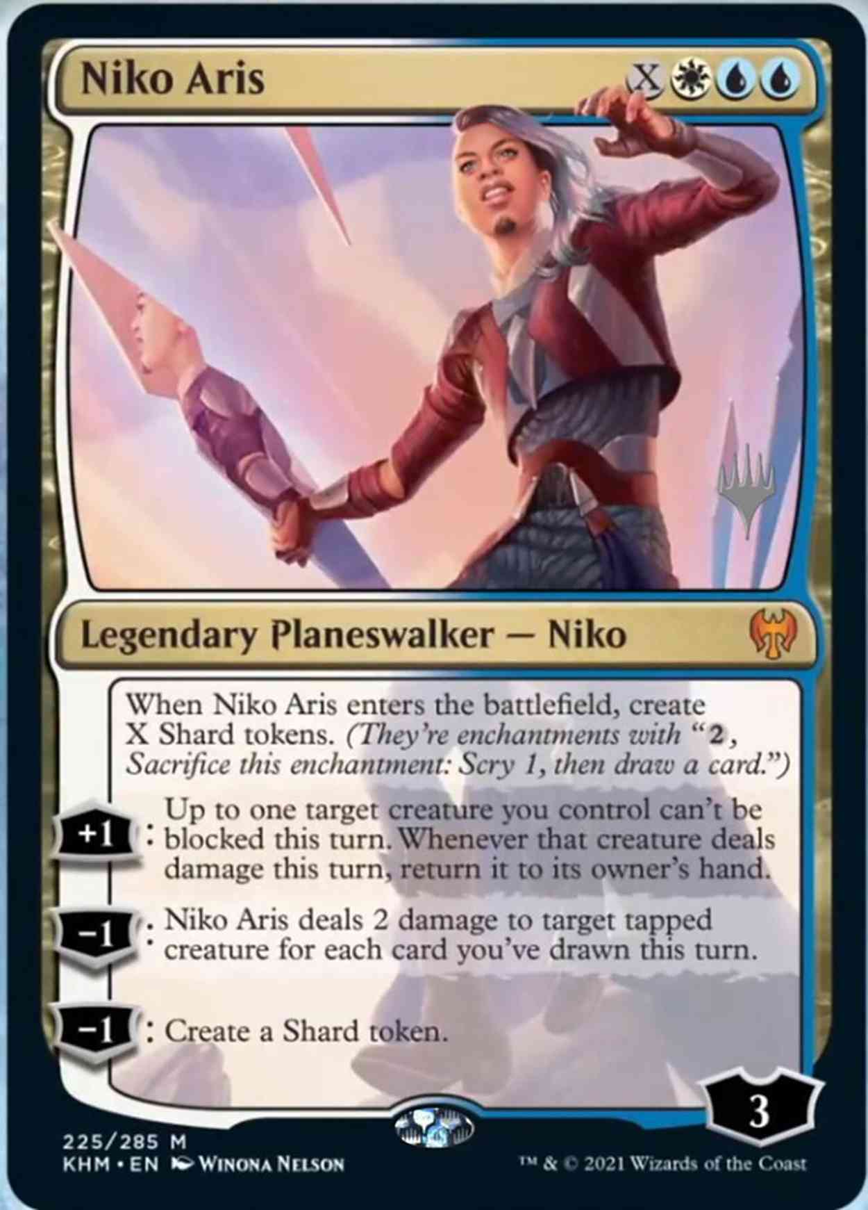 Niko Aris magic card front