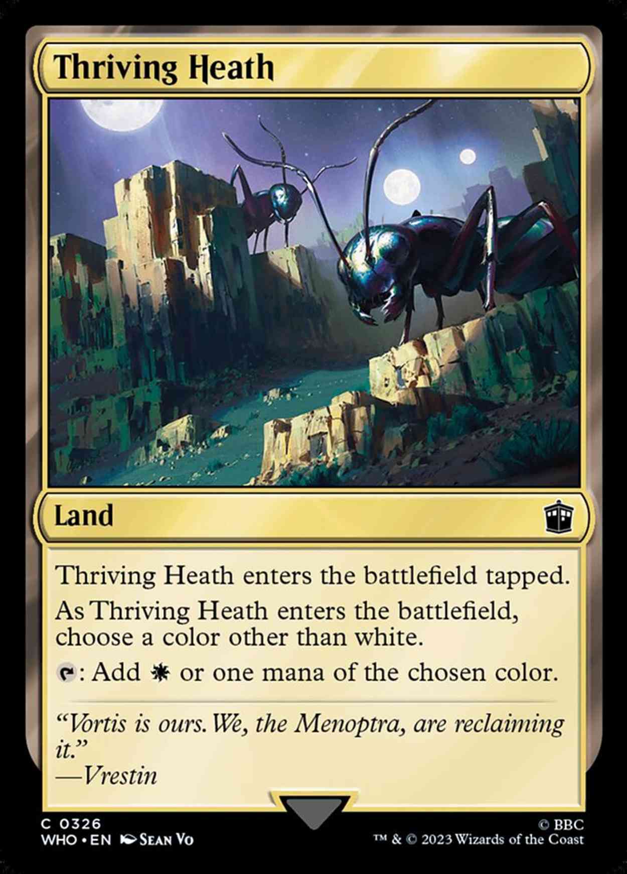 Thriving Heath magic card front