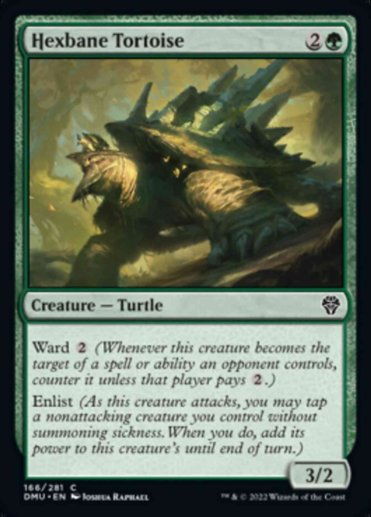 Hexbane Tortoise magic card front