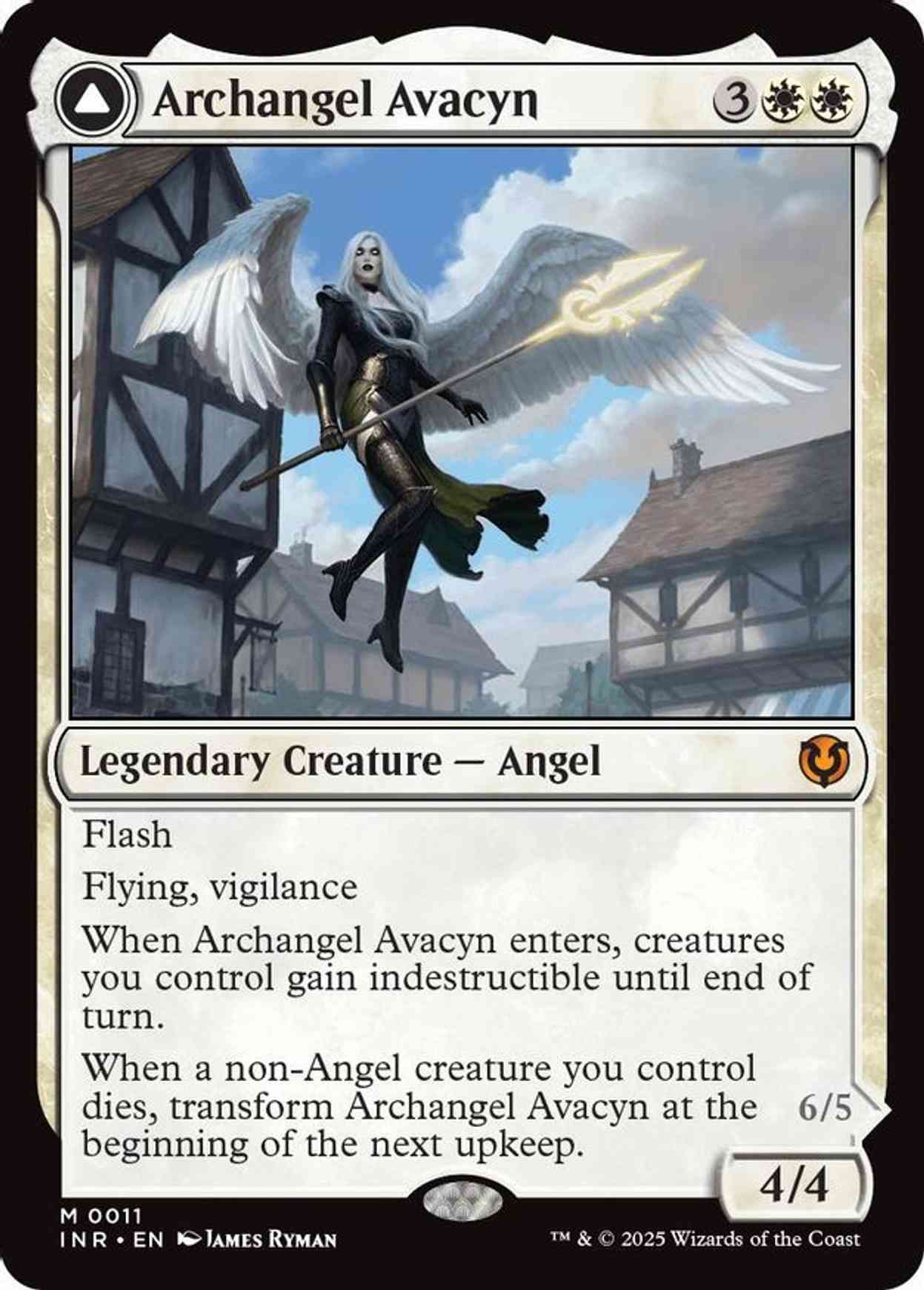 Archangel Avacyn // Avacyn, the Purifier magic card front