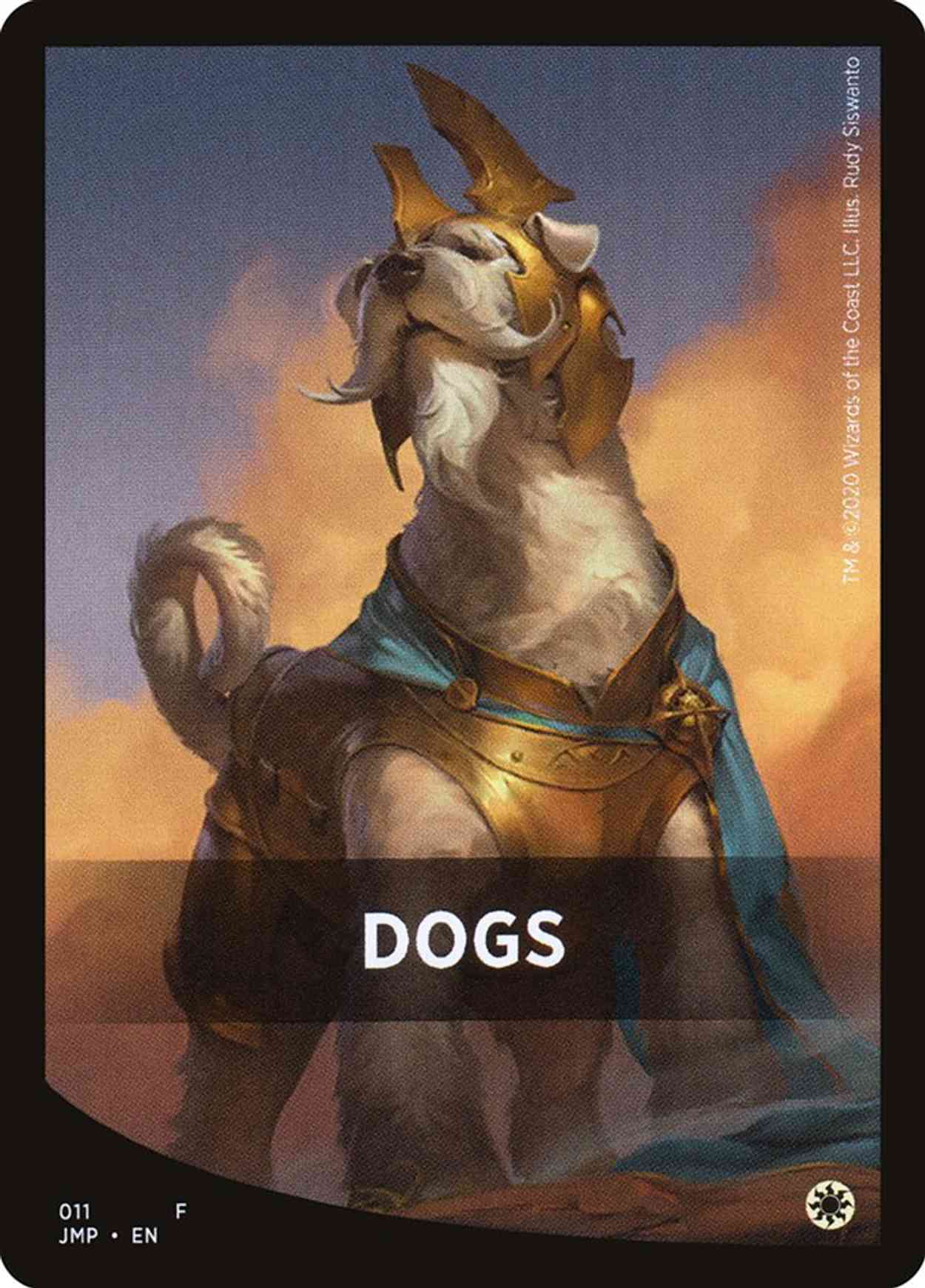 Dogs Theme Card magic card front