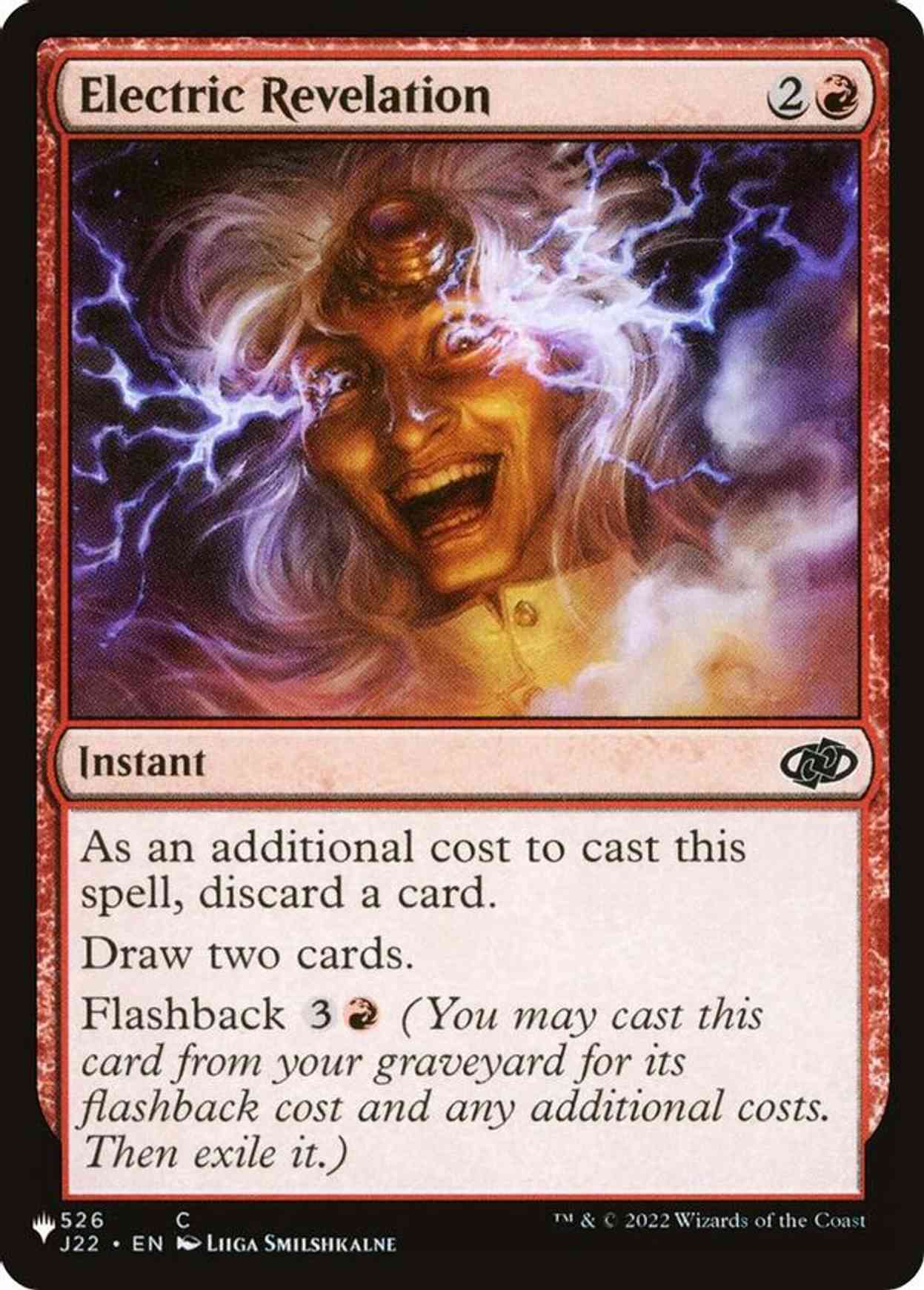 Electric Revelation magic card front