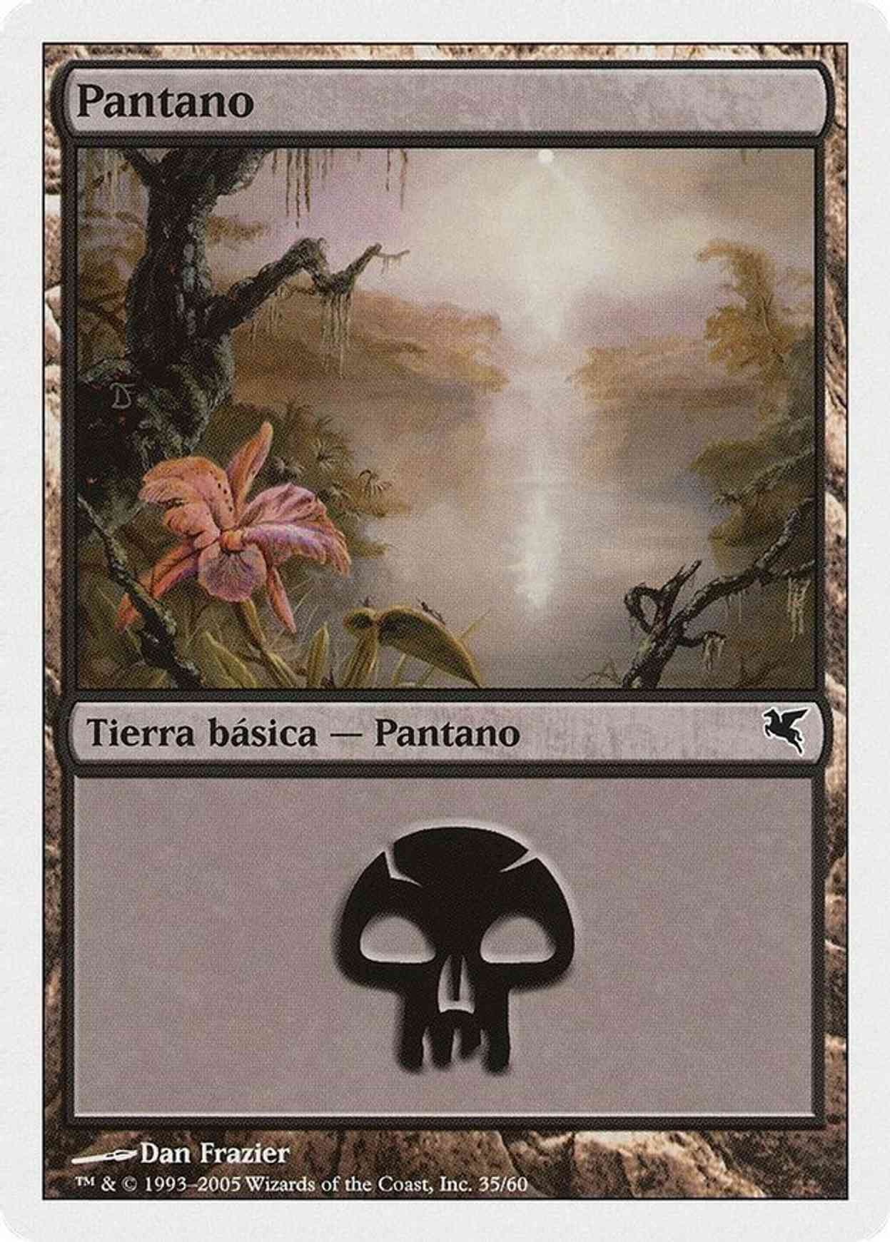 Swamp (Spanish) - "Pantano" (A35) magic card front