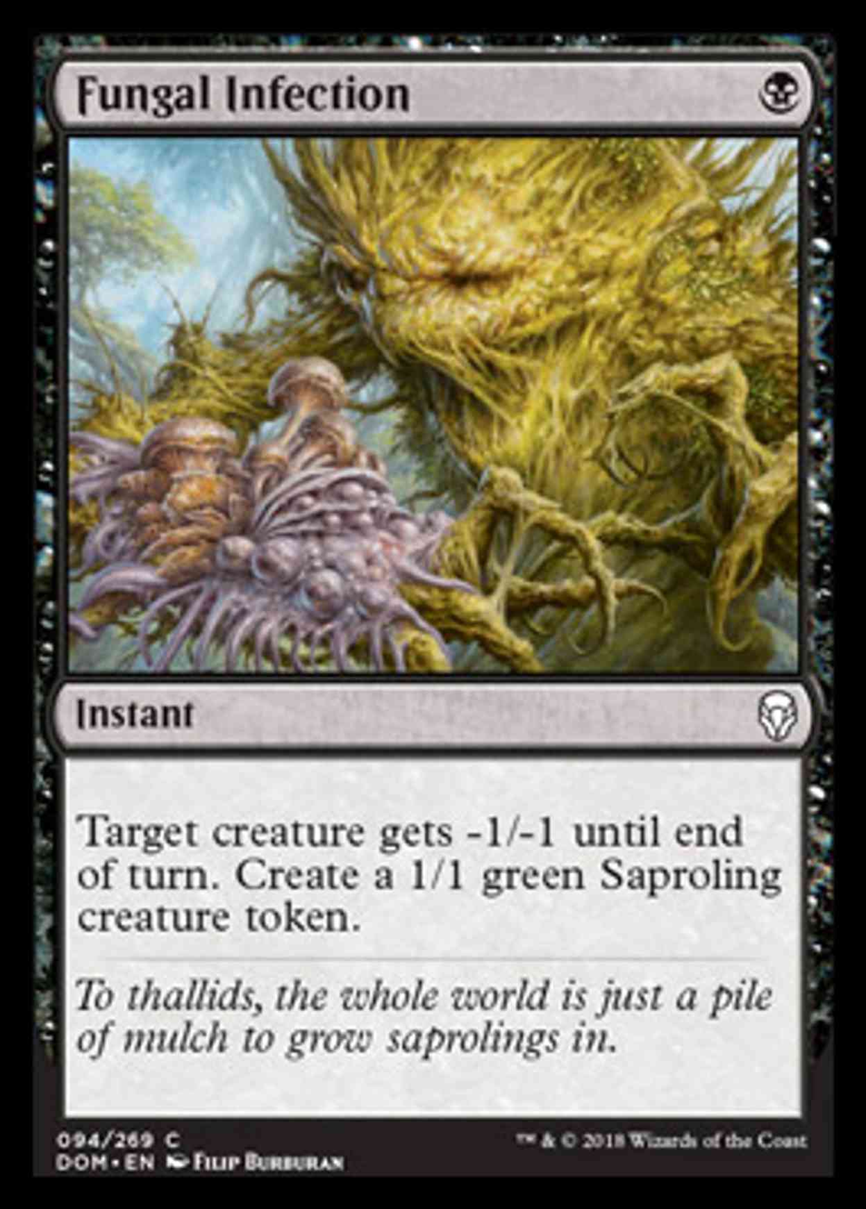 Fungal Infection magic card front