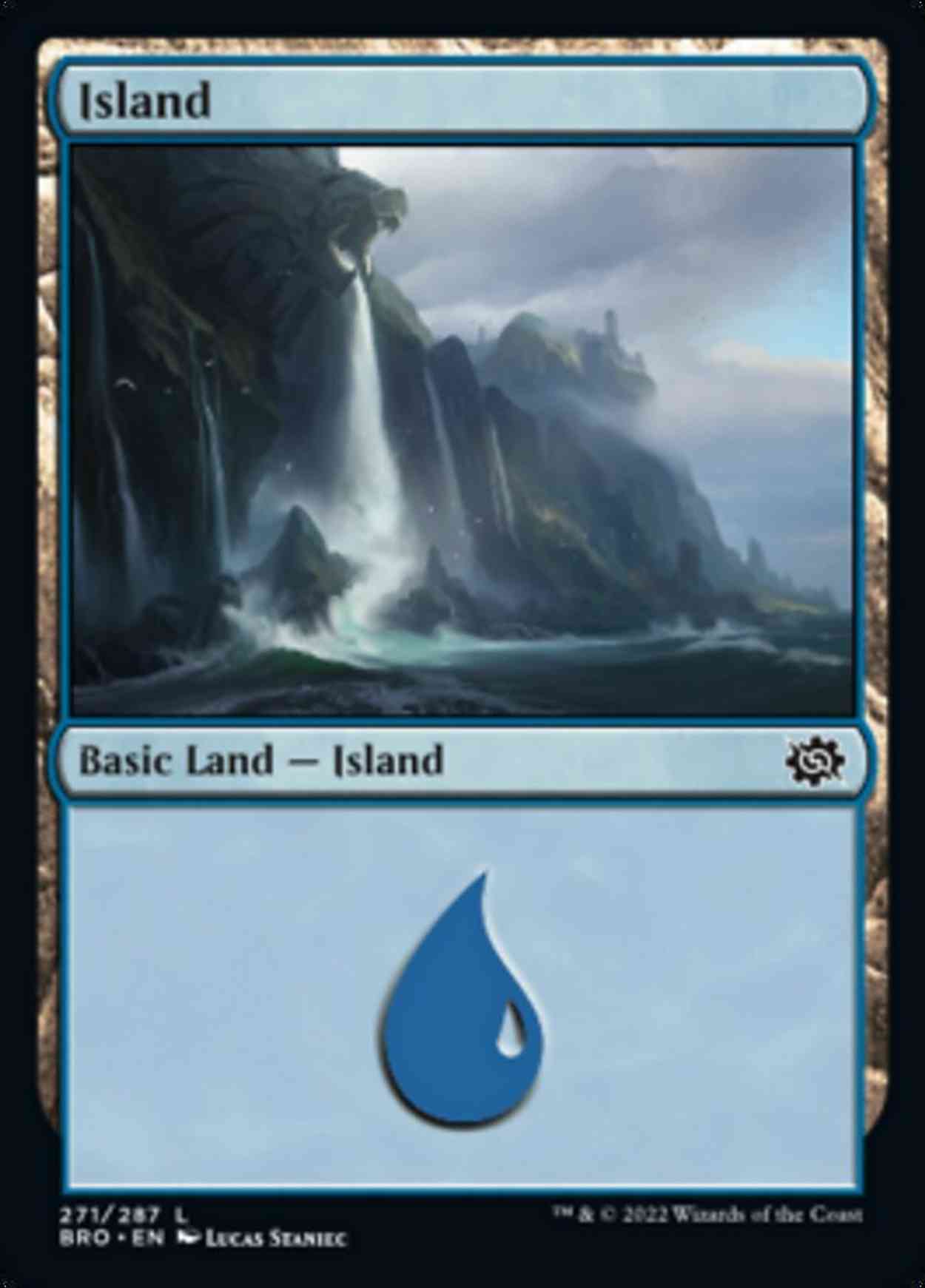 Island (271) magic card front