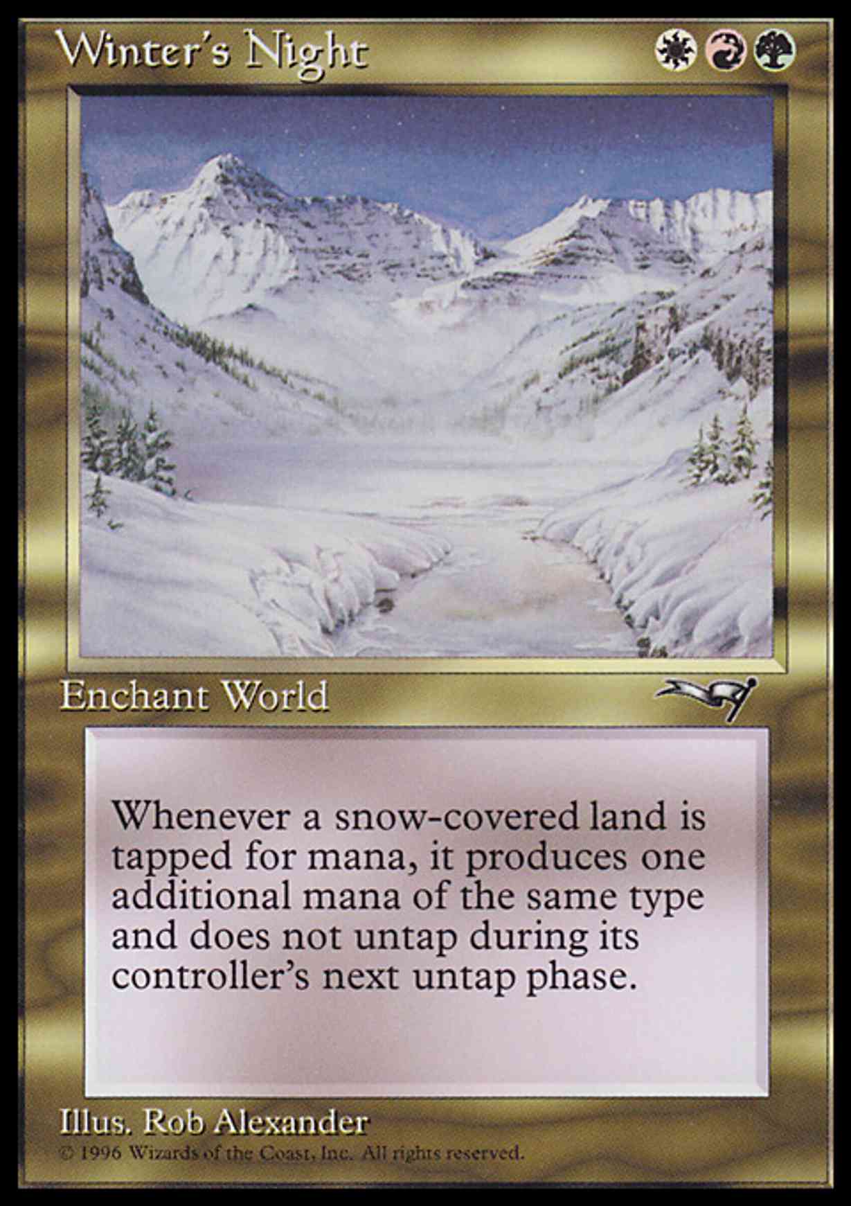 Winter's Night magic card front