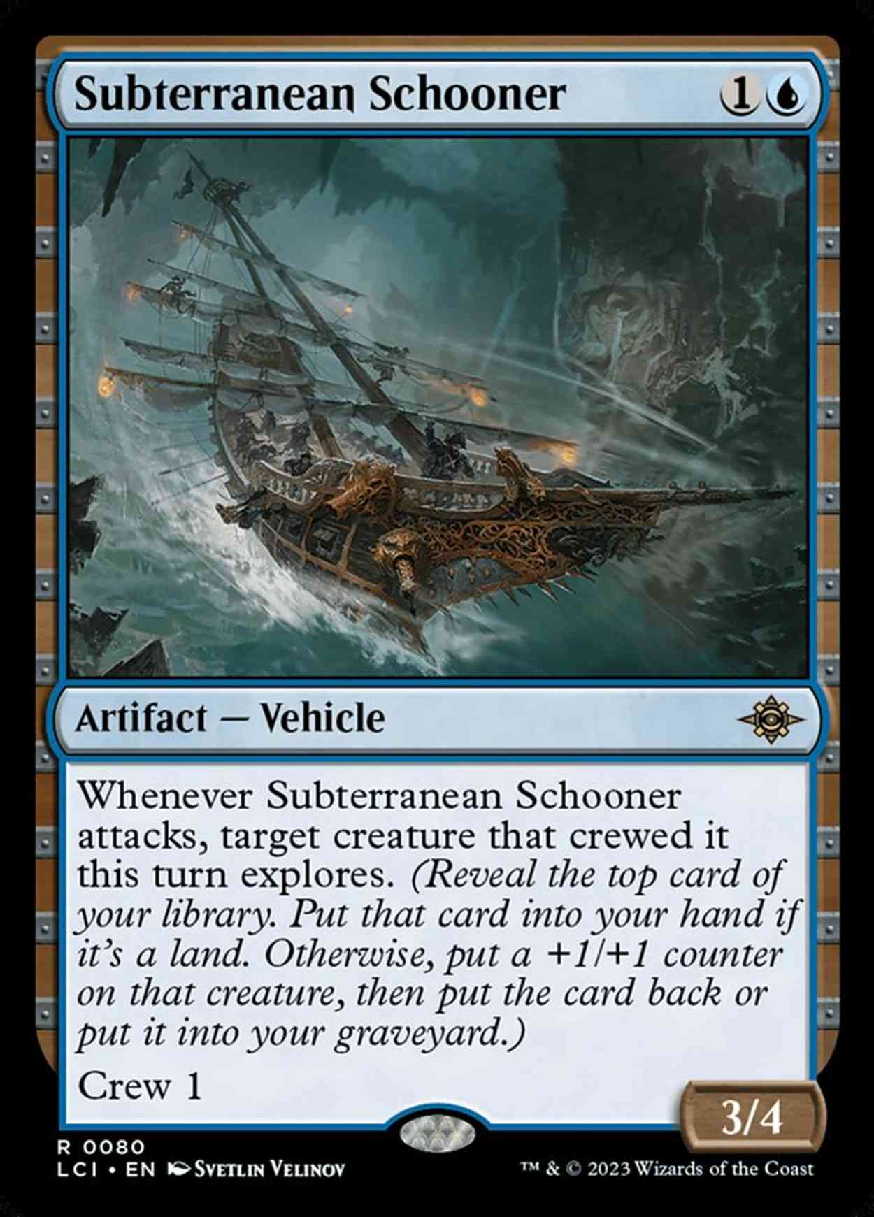 Subterranean Schooner magic card front