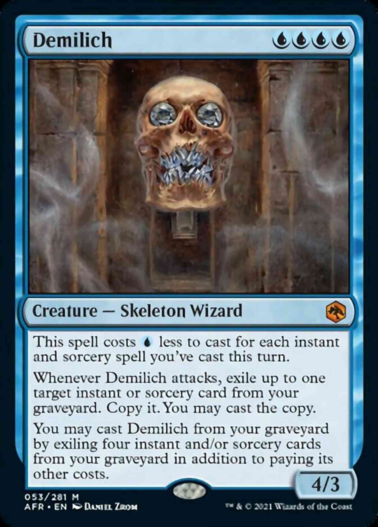 Demilich magic card front