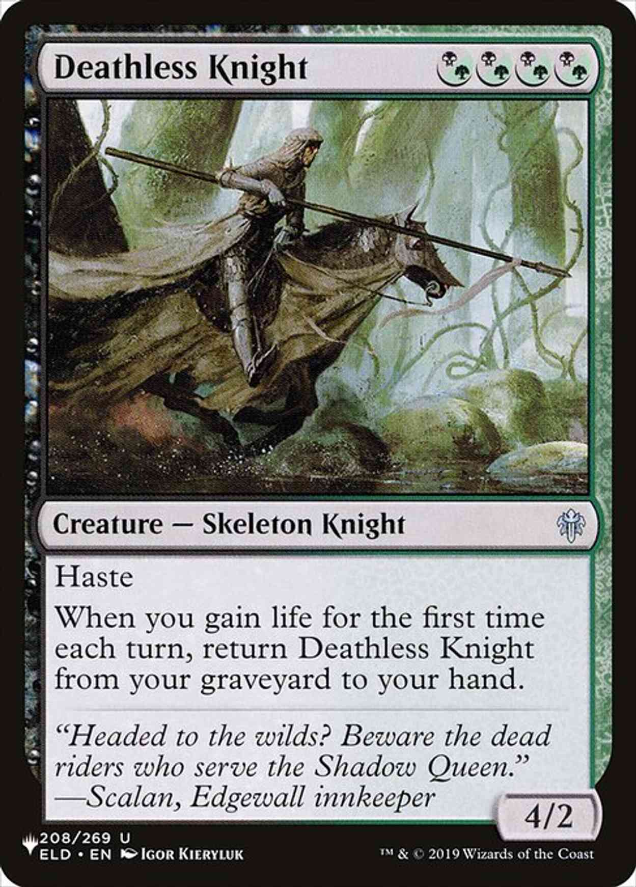 Deathless Knight magic card front