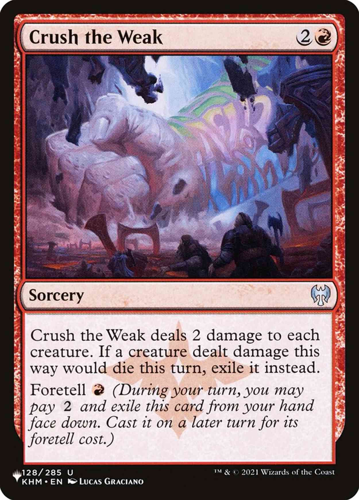 Crush the Weak magic card front