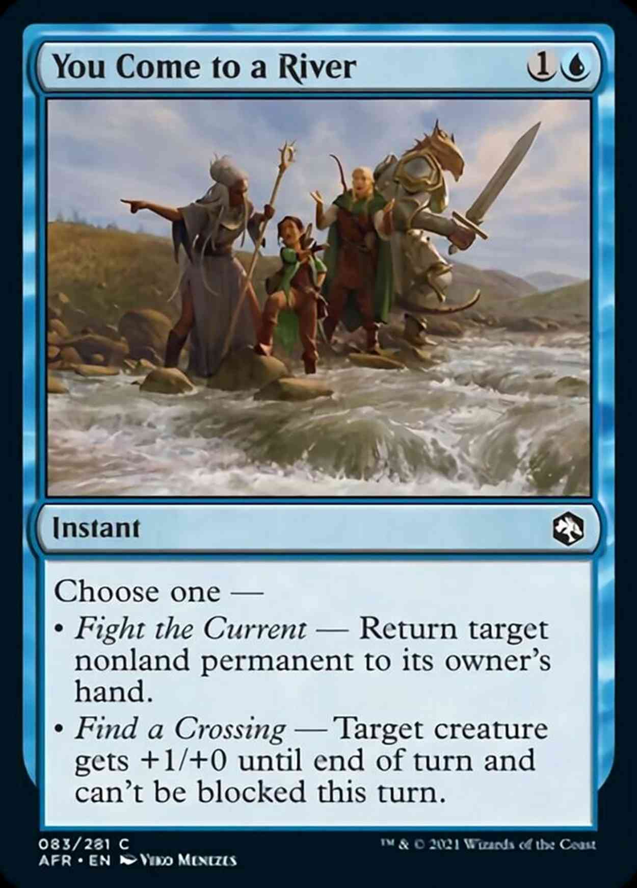 You Come to a River magic card front