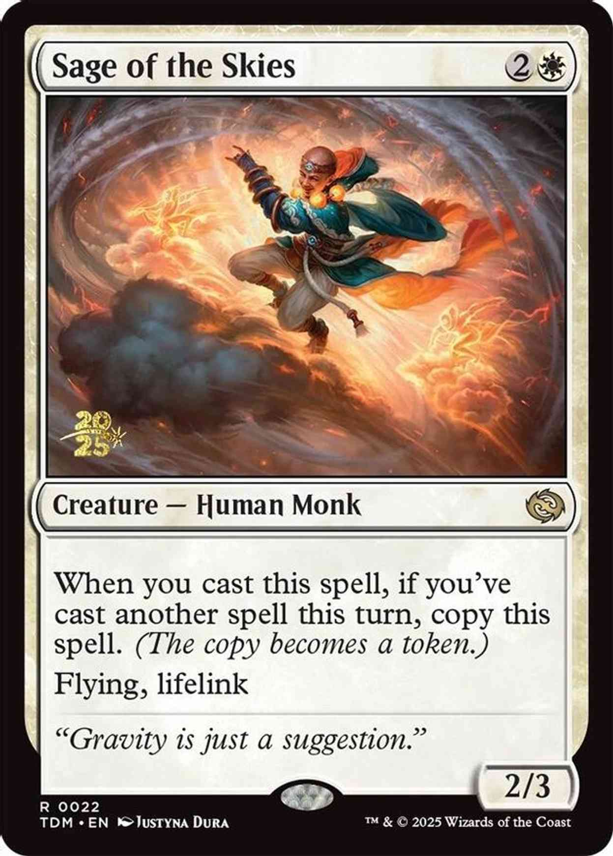 Sage of the Skies magic card front