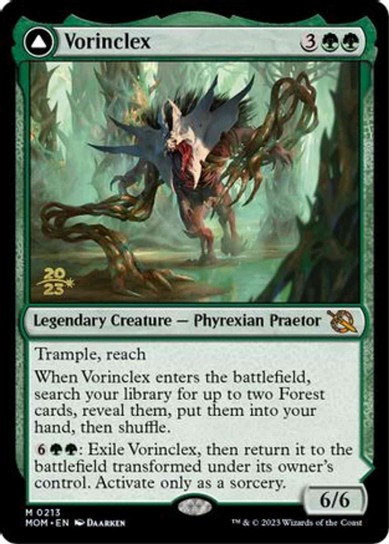 Vorinclex magic card front