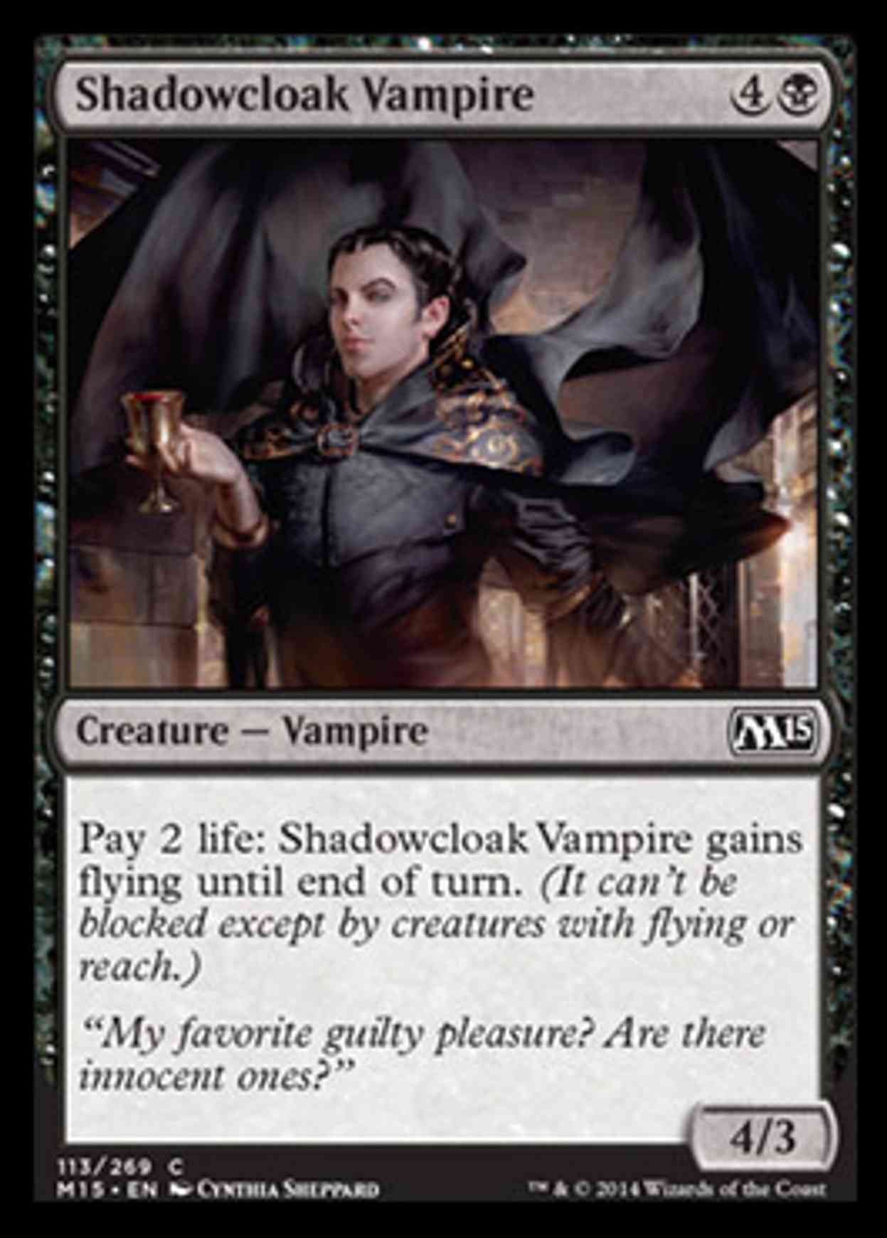 Shadowcloak Vampire magic card front