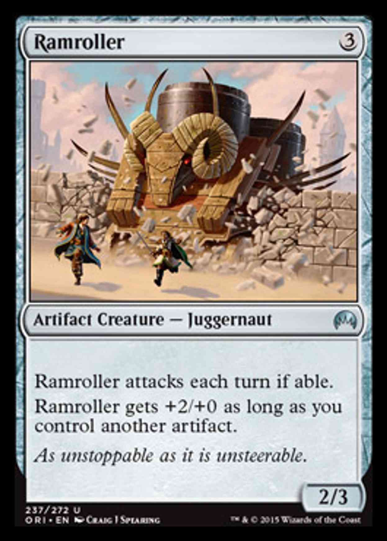 Ramroller magic card front