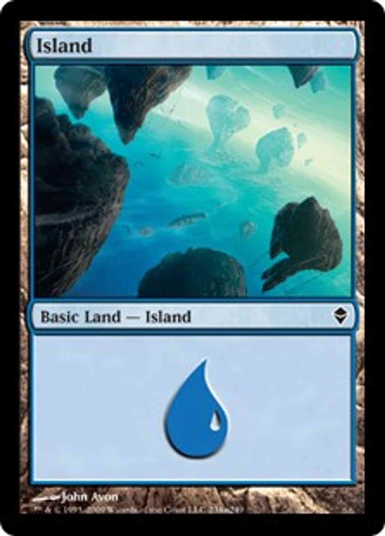 Island (234a) magic card front