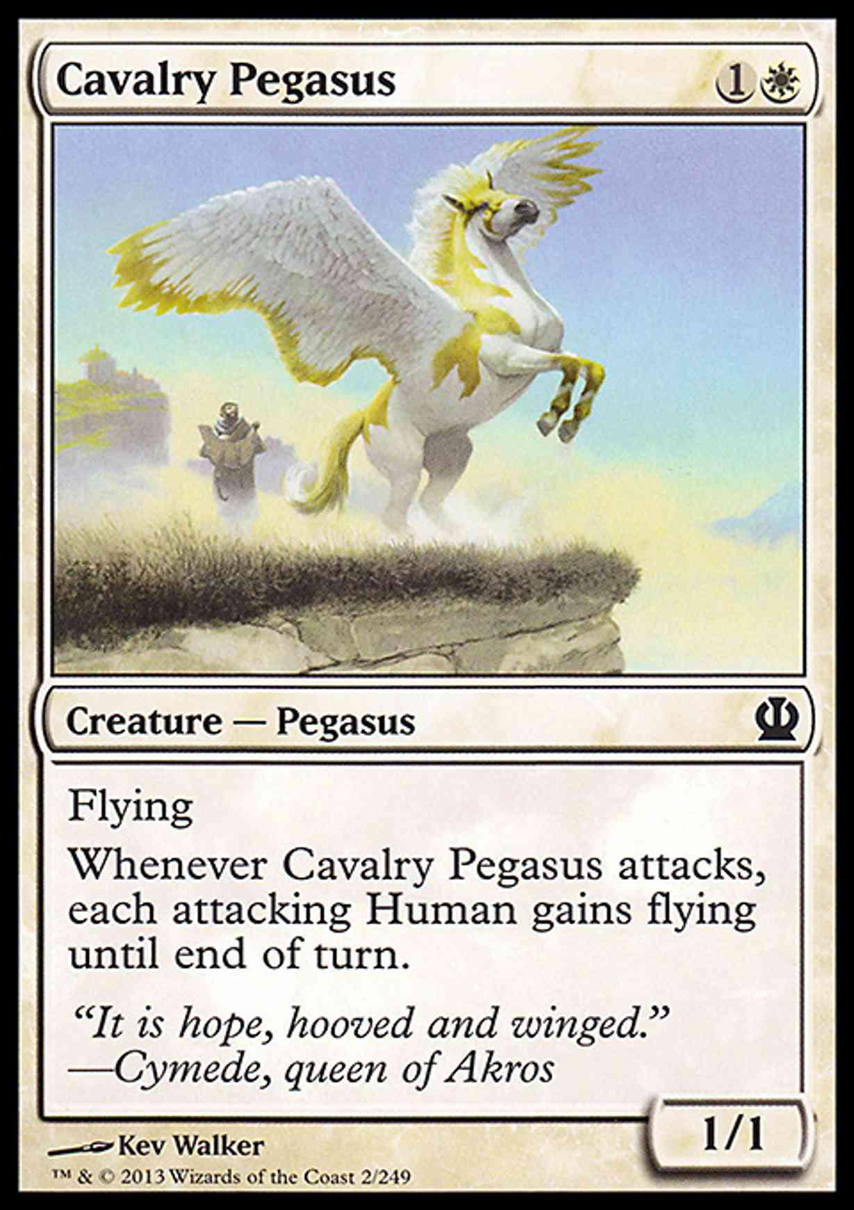Cavalry Pegasus magic card front