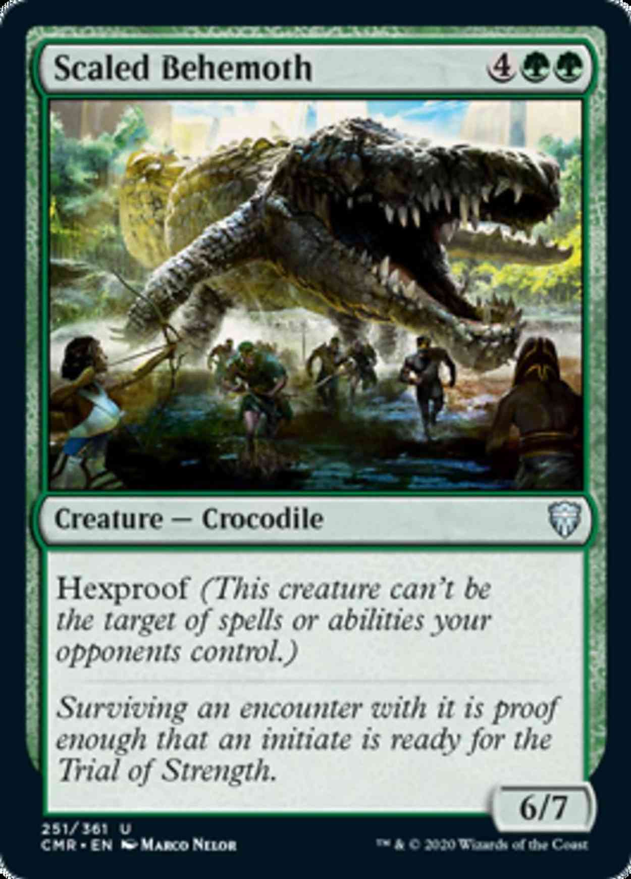 Scaled Behemoth magic card front