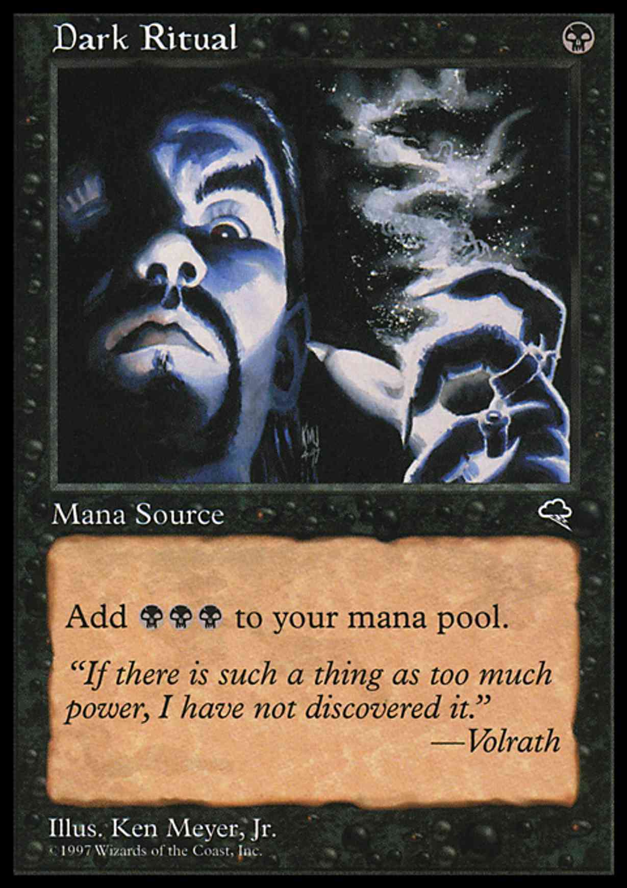 Dark Ritual magic card front