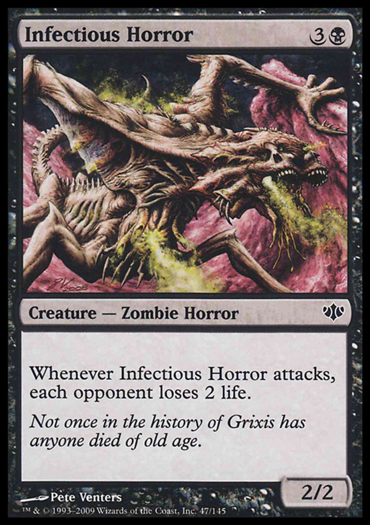 Infectious Horror magic card front