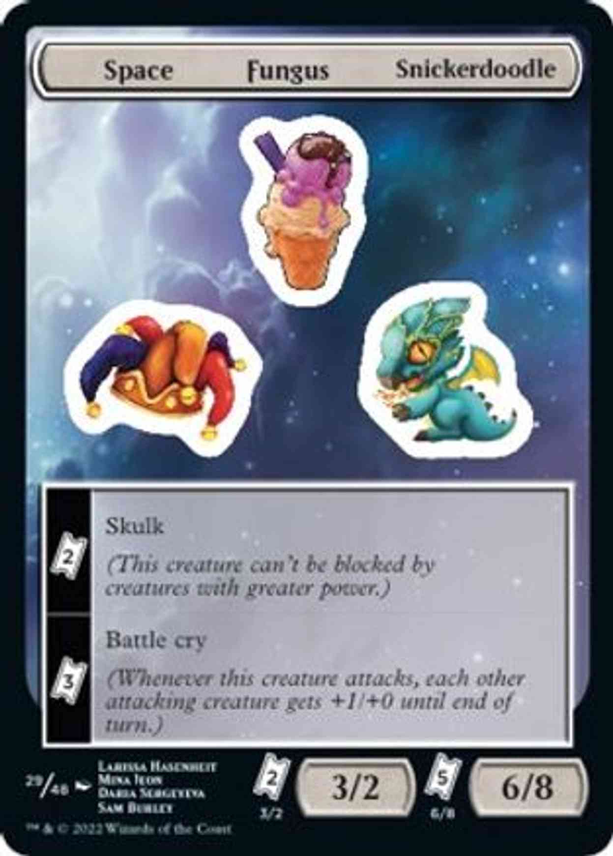 Space Fungus Snickerdoodle magic card front