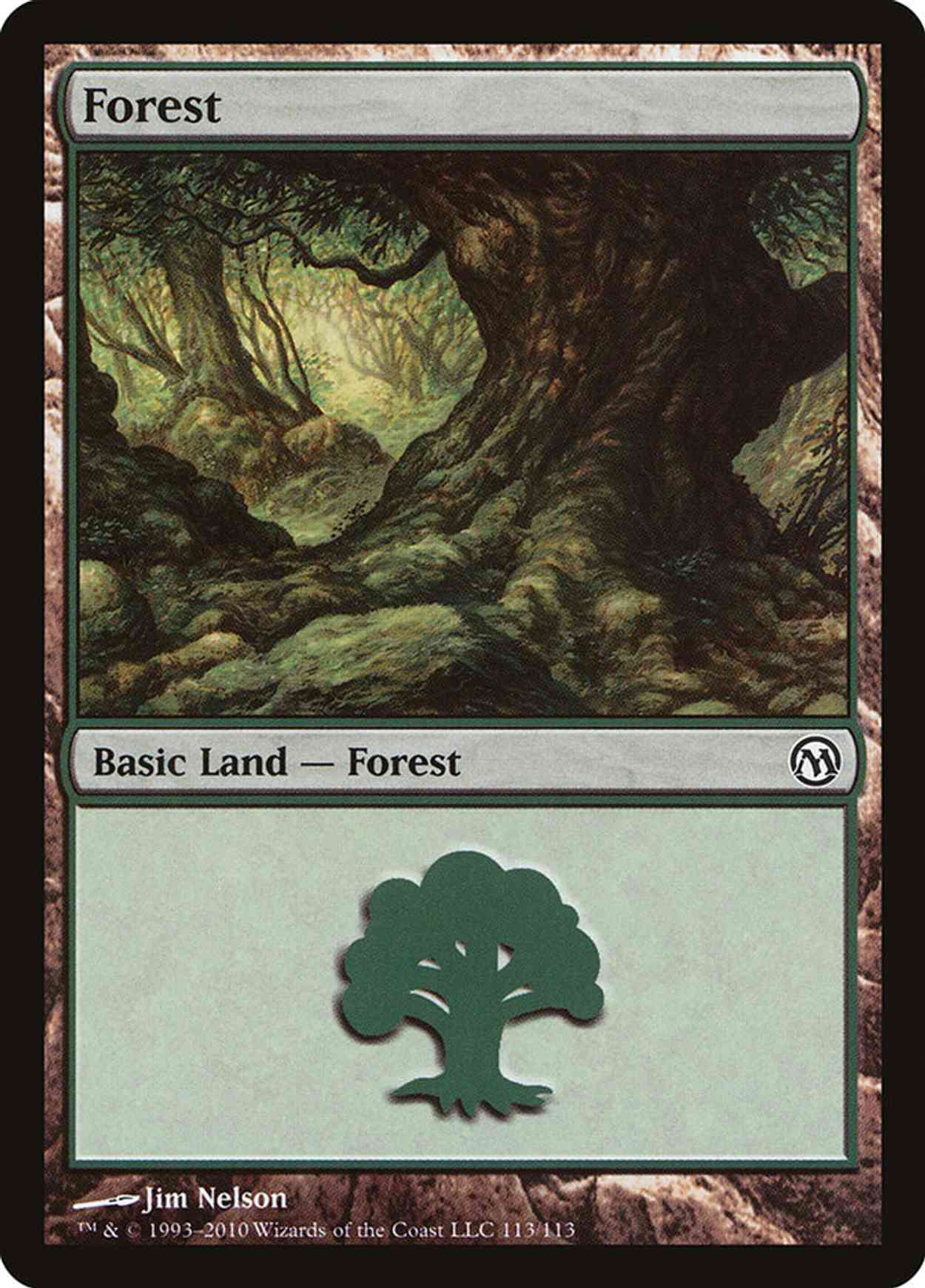 Forest (113) magic card front