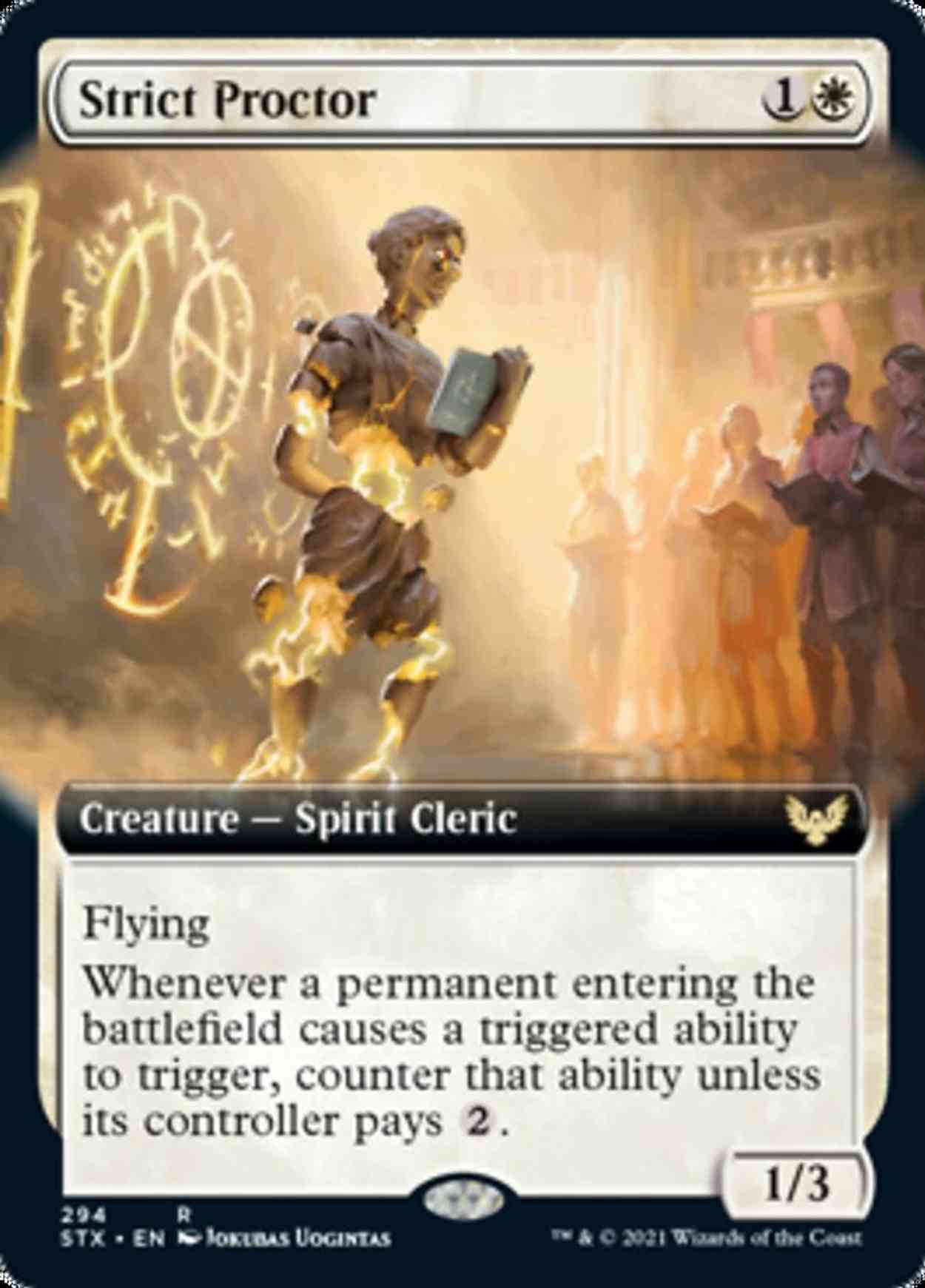 Strict Proctor (Extended Art) magic card front