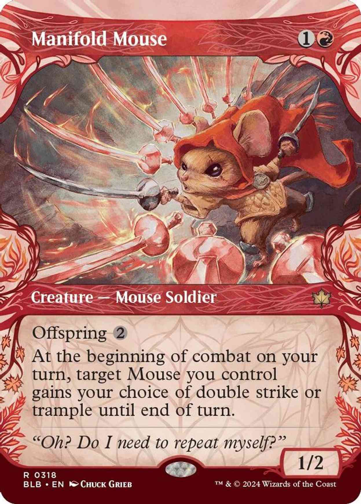 Manifold Mouse (Showcase) magic card front