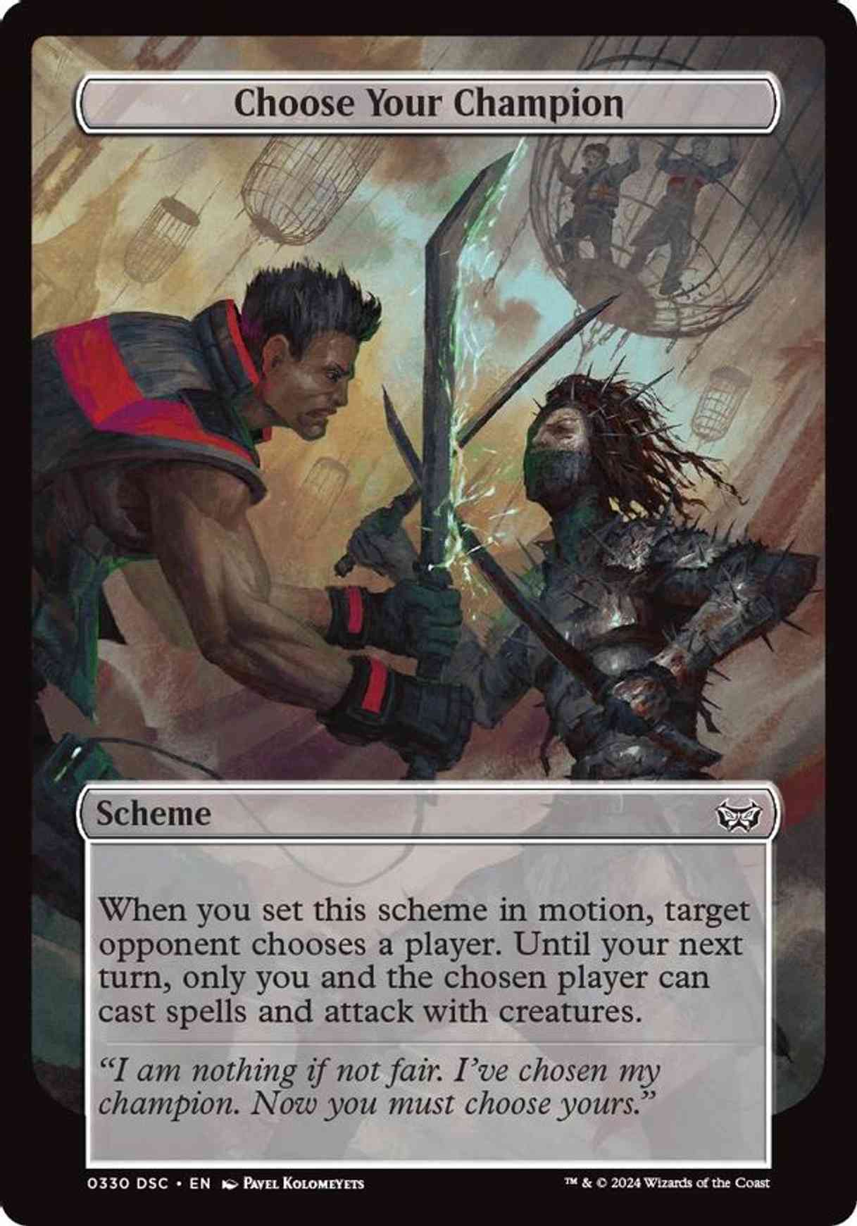 Choose Your Champion (Full Art) magic card front