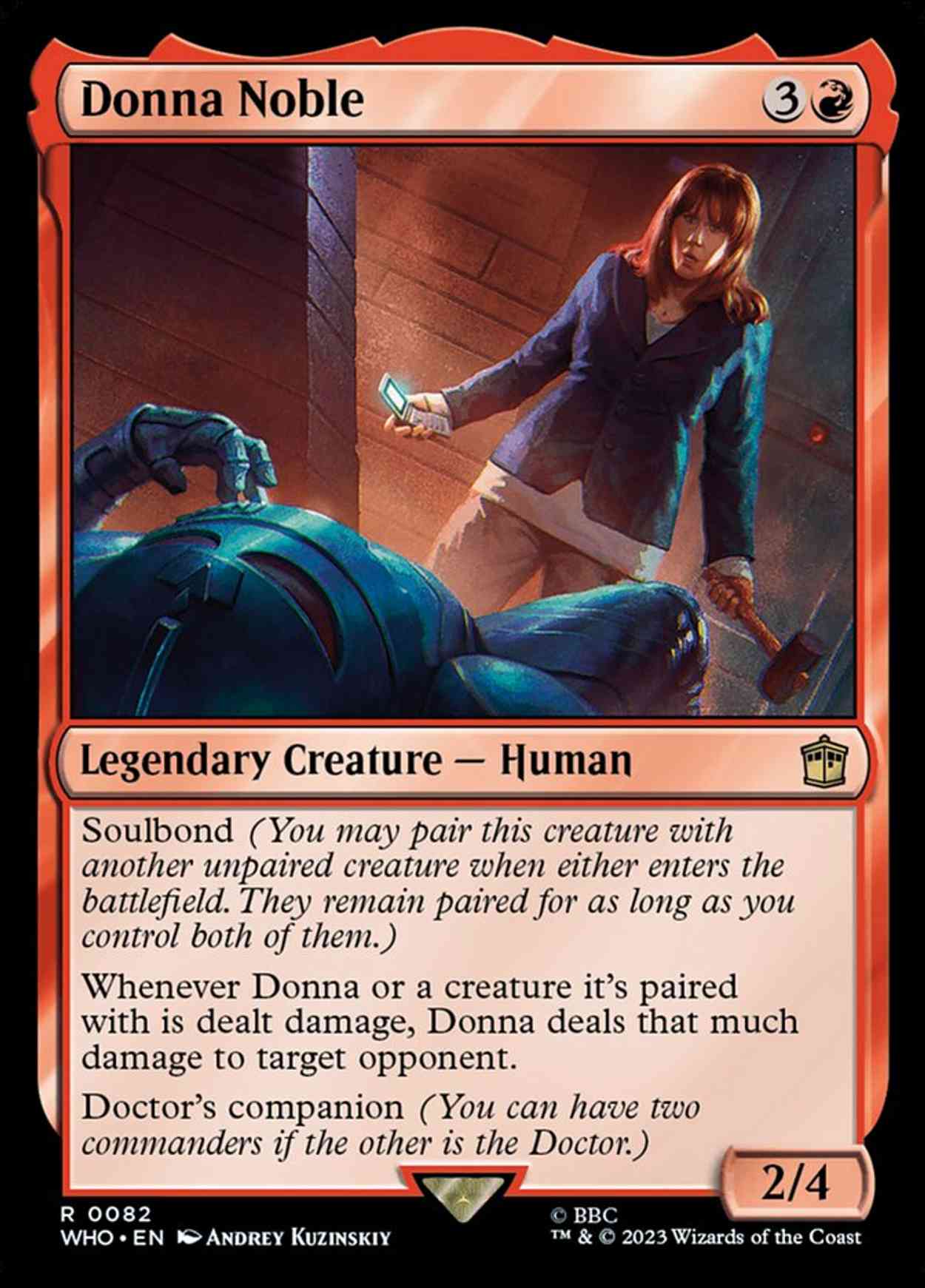 Donna Noble magic card front