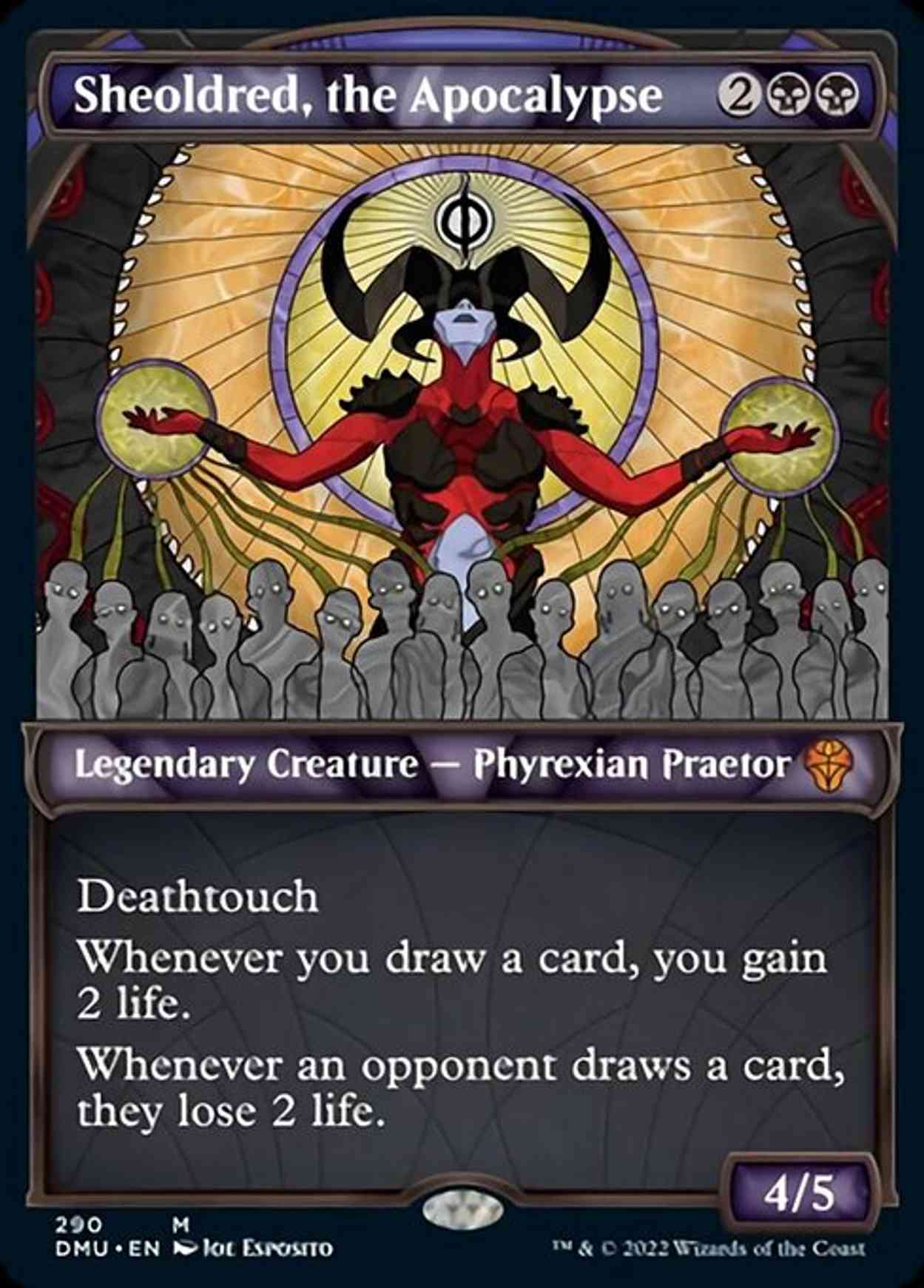 Sheoldred, the Apocalypse (Showcase) magic card front