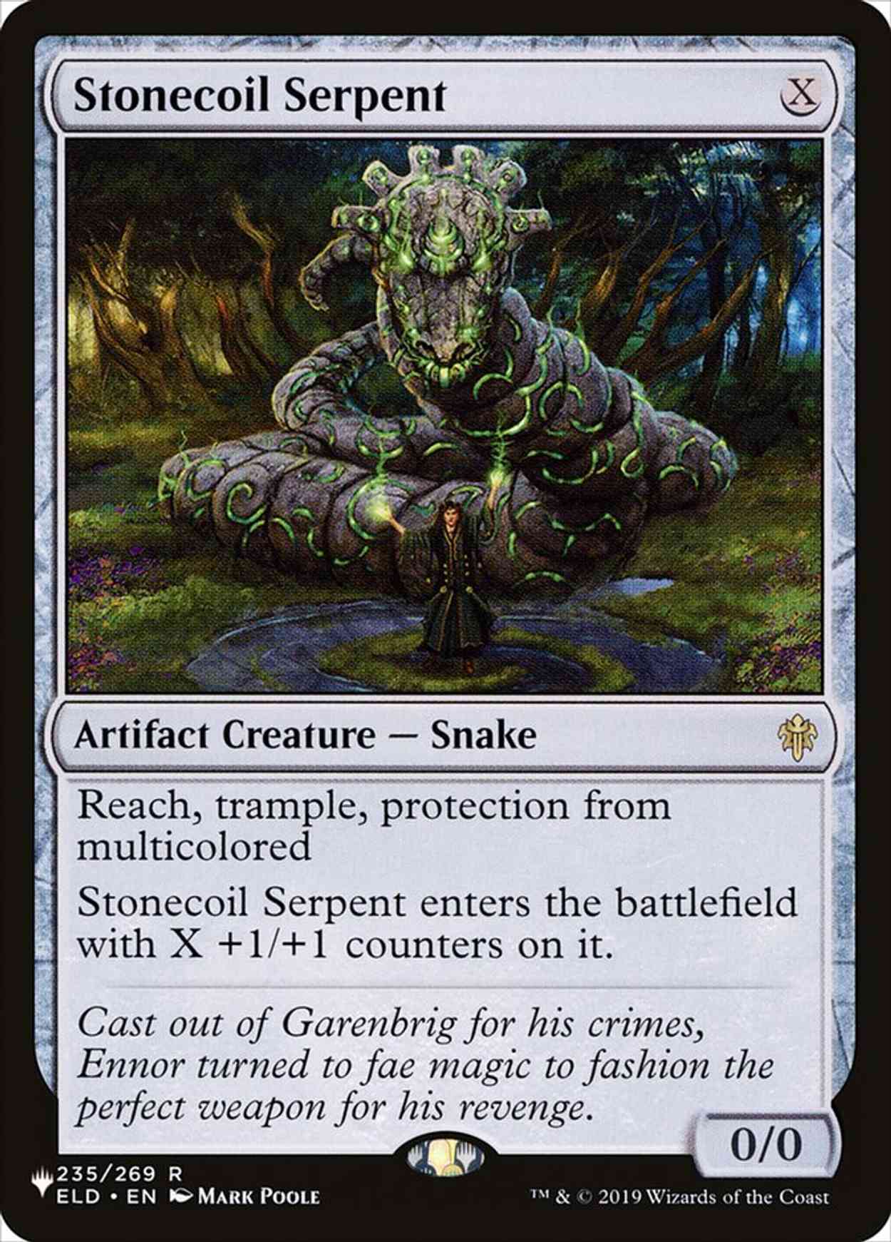 Stonecoil Serpent magic card front