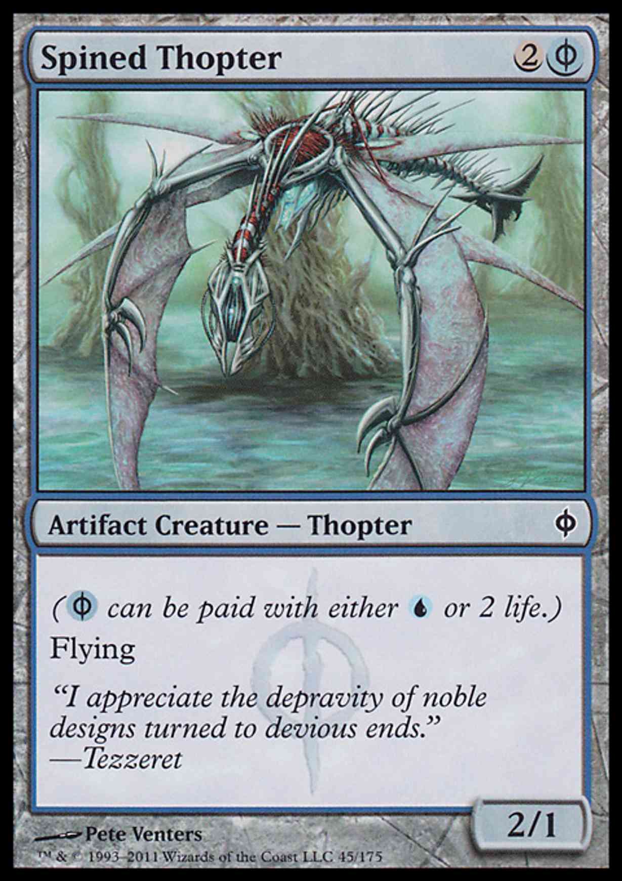 Spined Thopter magic card front
