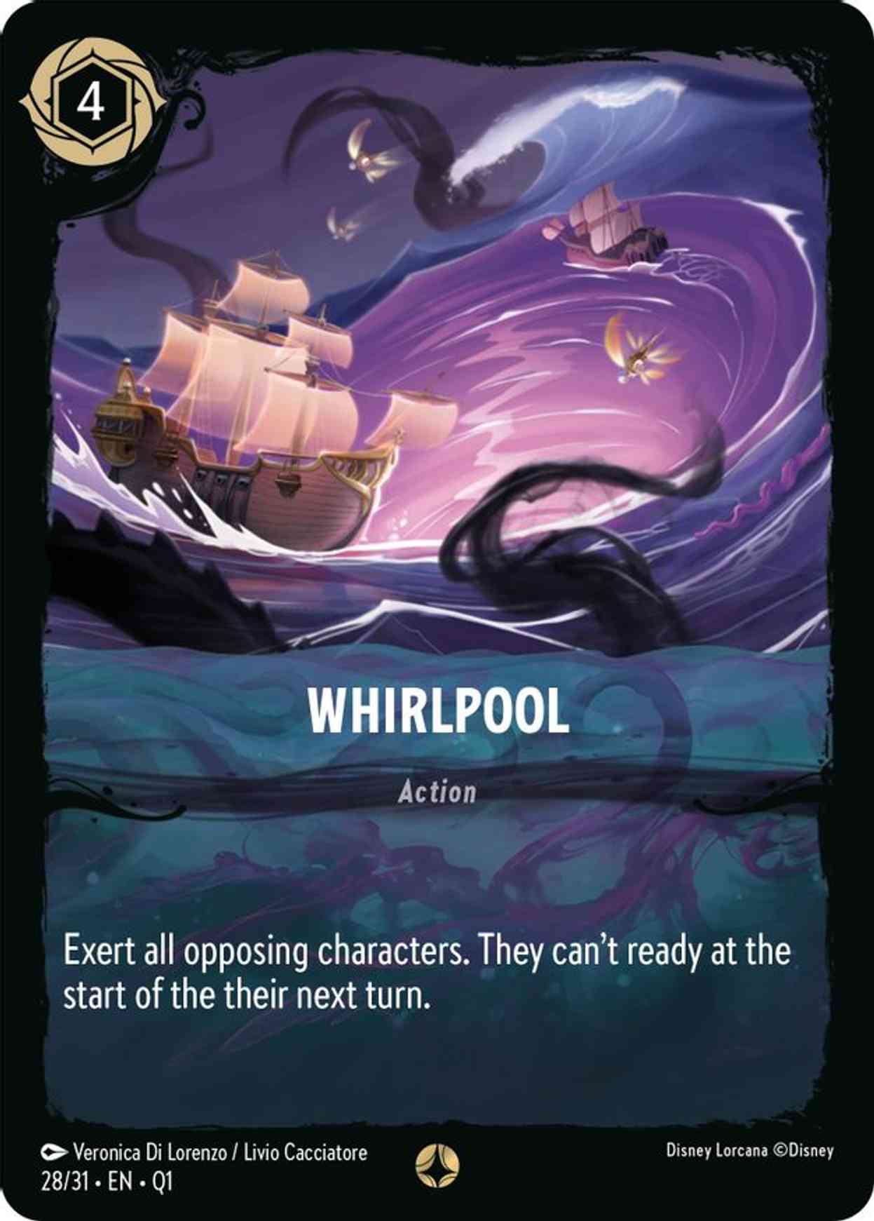 Whirlpool magic card front